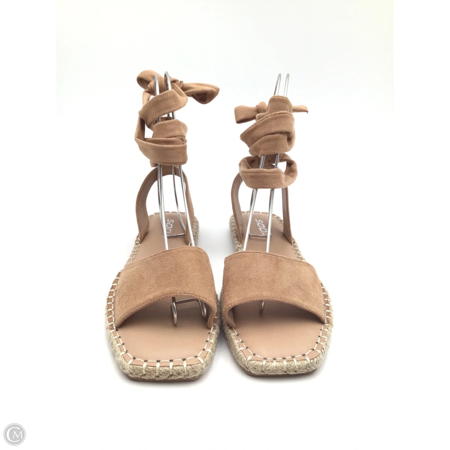 Sandals Flats By Soda In Tan, Size: 7