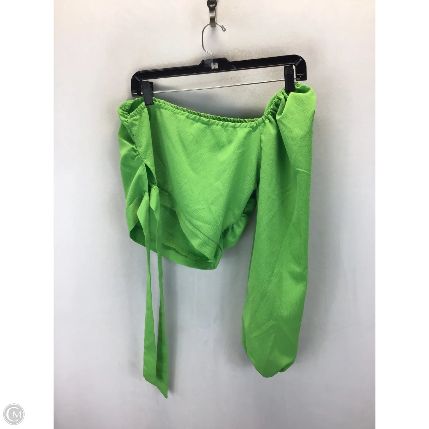 Top Long Sleeve By Shein In Green, Size: M