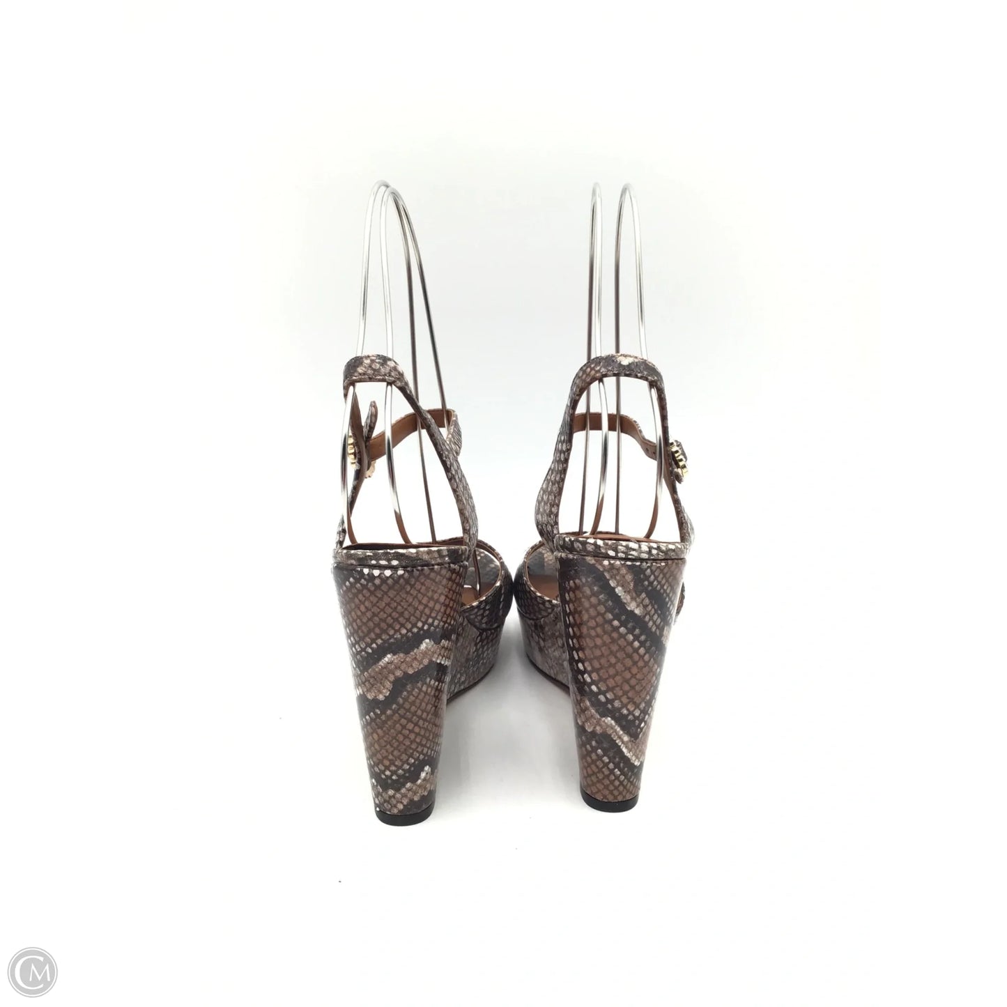 Sandals Designer By Kurt Geiger In Snakeskin Print, Size: 8.5