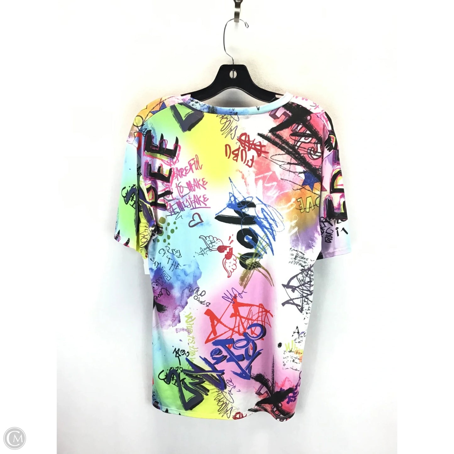 Top Short Sleeve By Fashion Nova In Multi-colored, Size: Xs