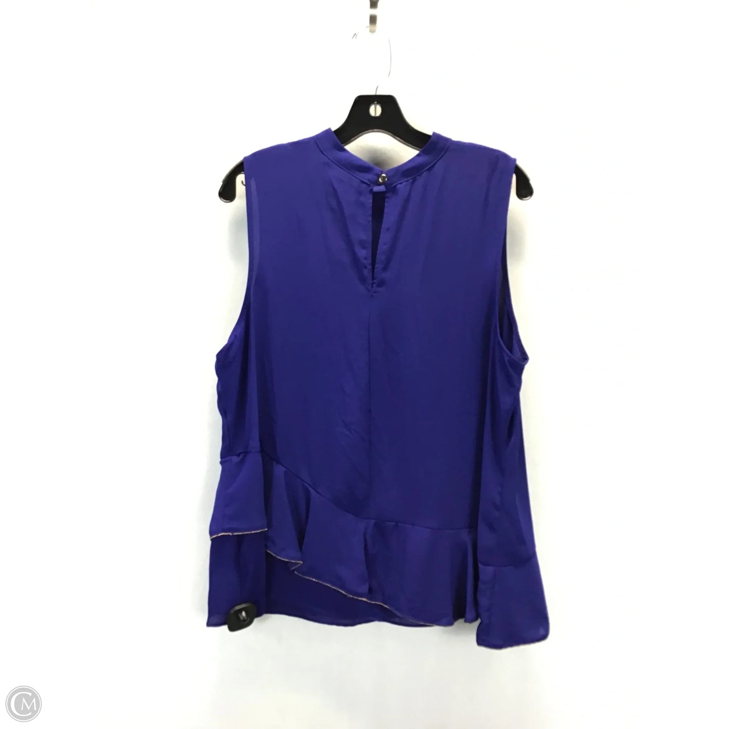 Top Sleeveless By Apt 9 In Blue, Size: Xl