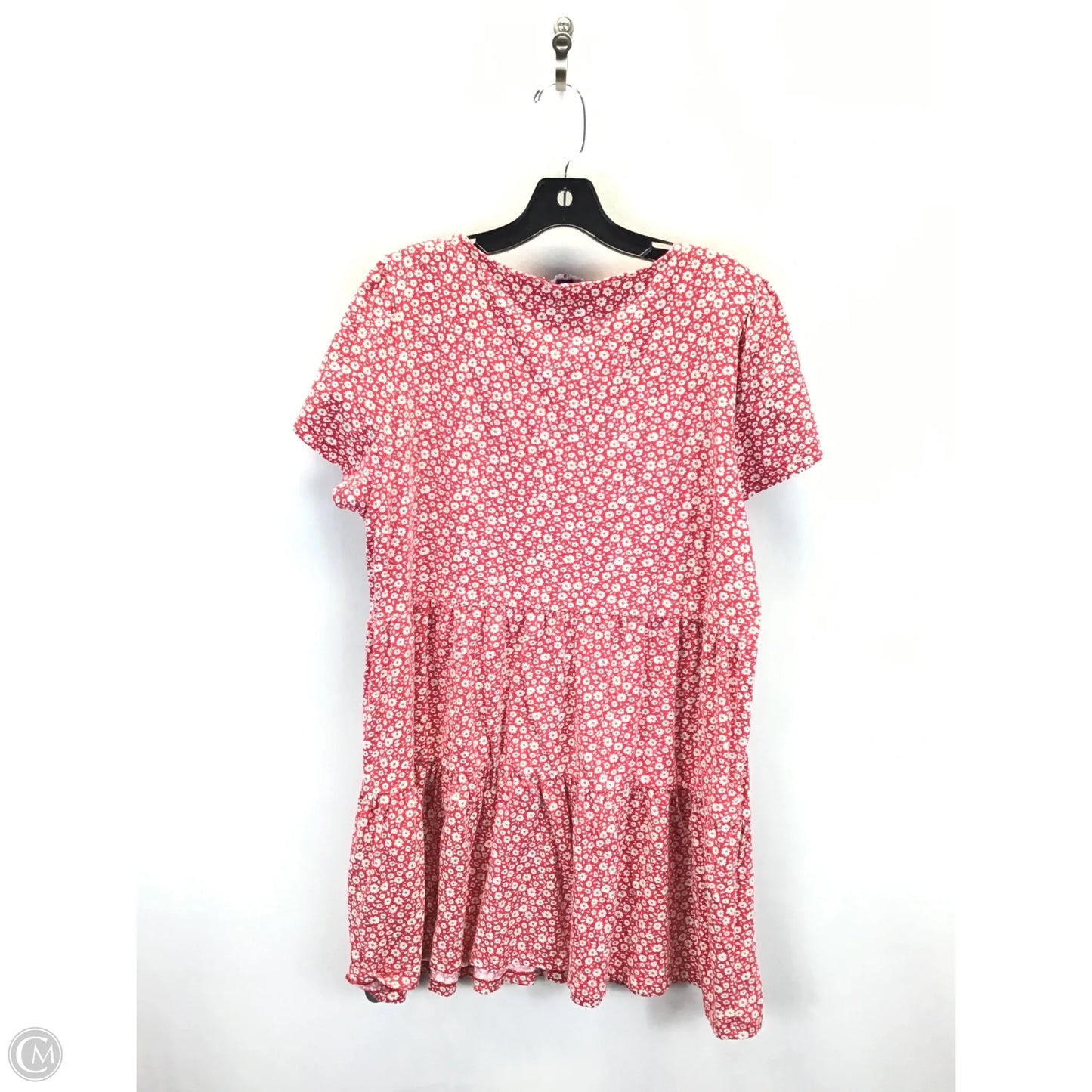 Top Short Sleeve By Tommy Hilfiger In Red & White, Size: Xxl