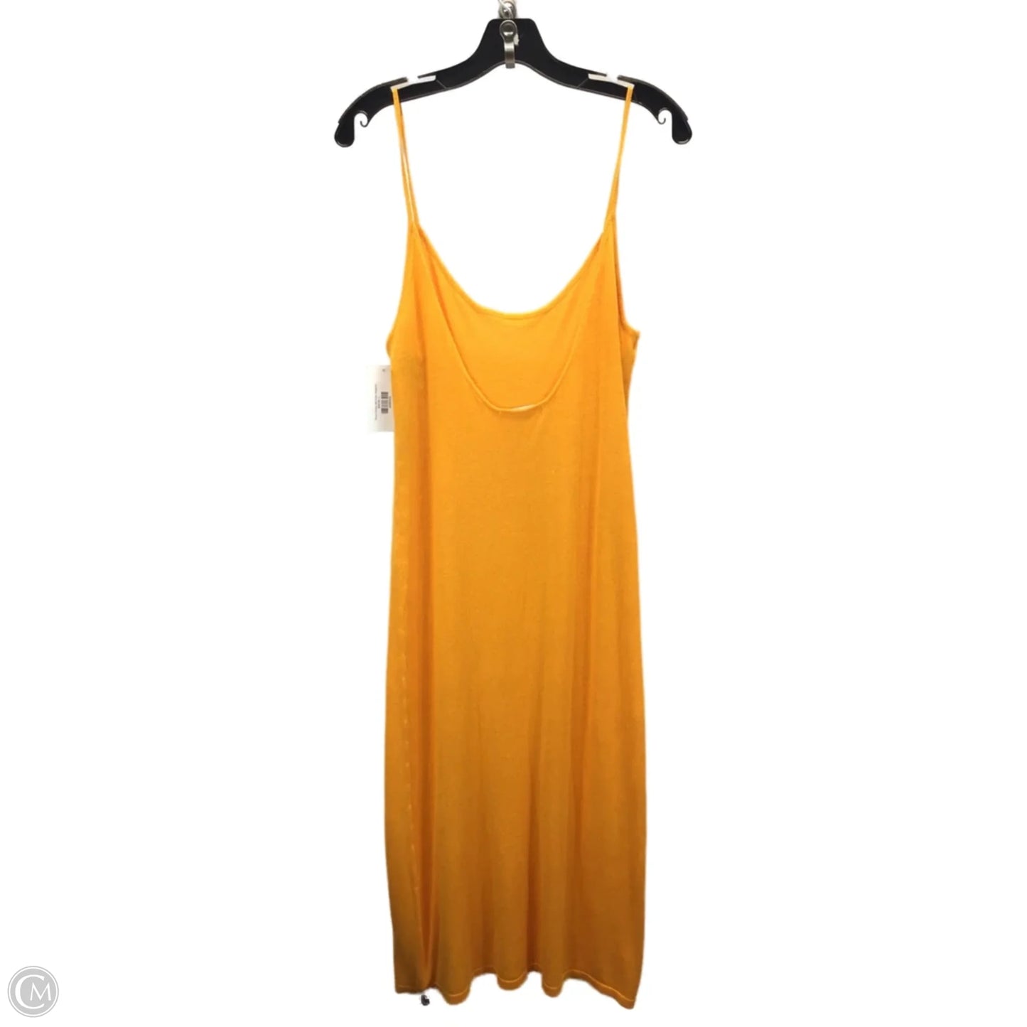 Dress Casual Midi By Double Zero In Orange, Size: L