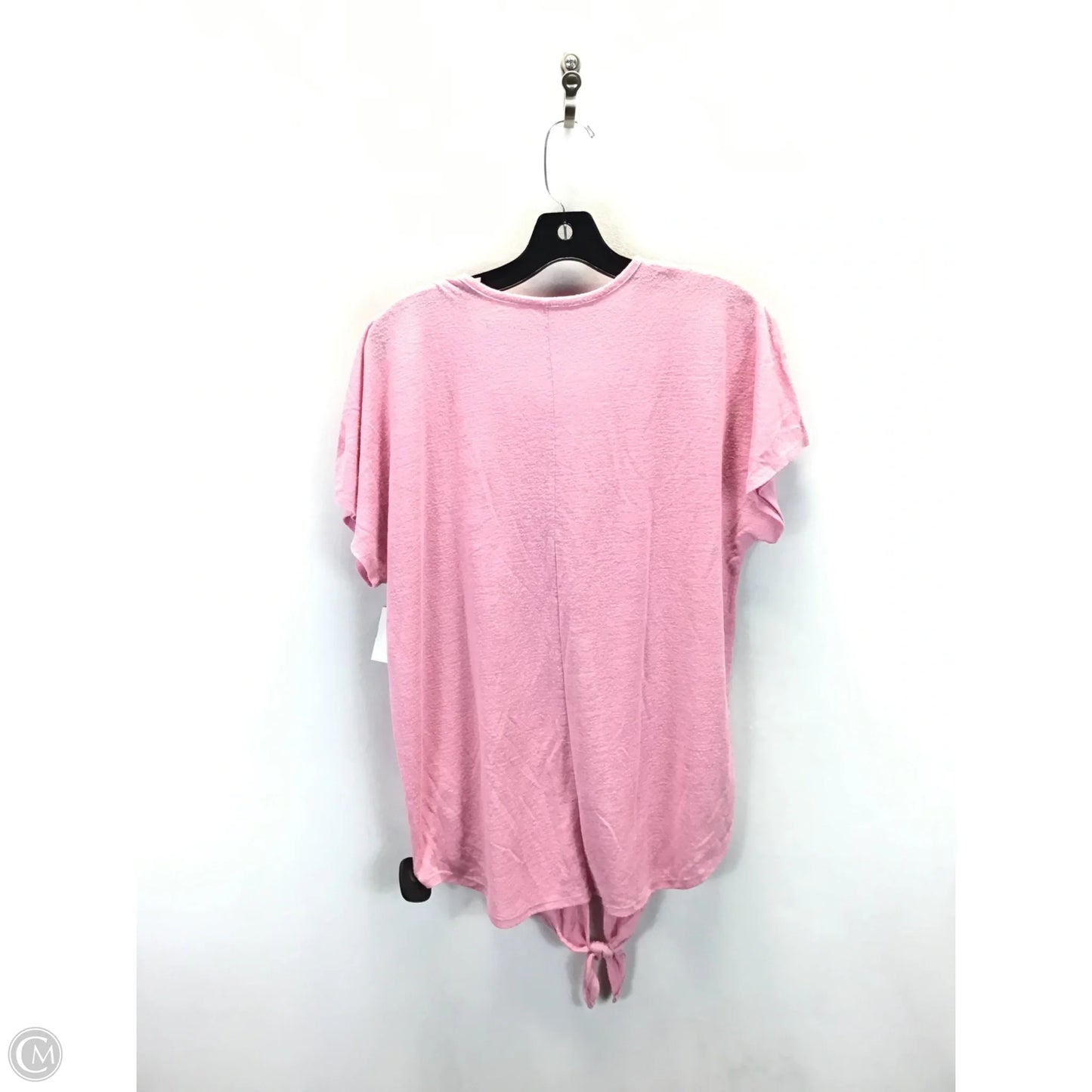 Top Short Sleeve Basic By Loft In Pink, Size: M