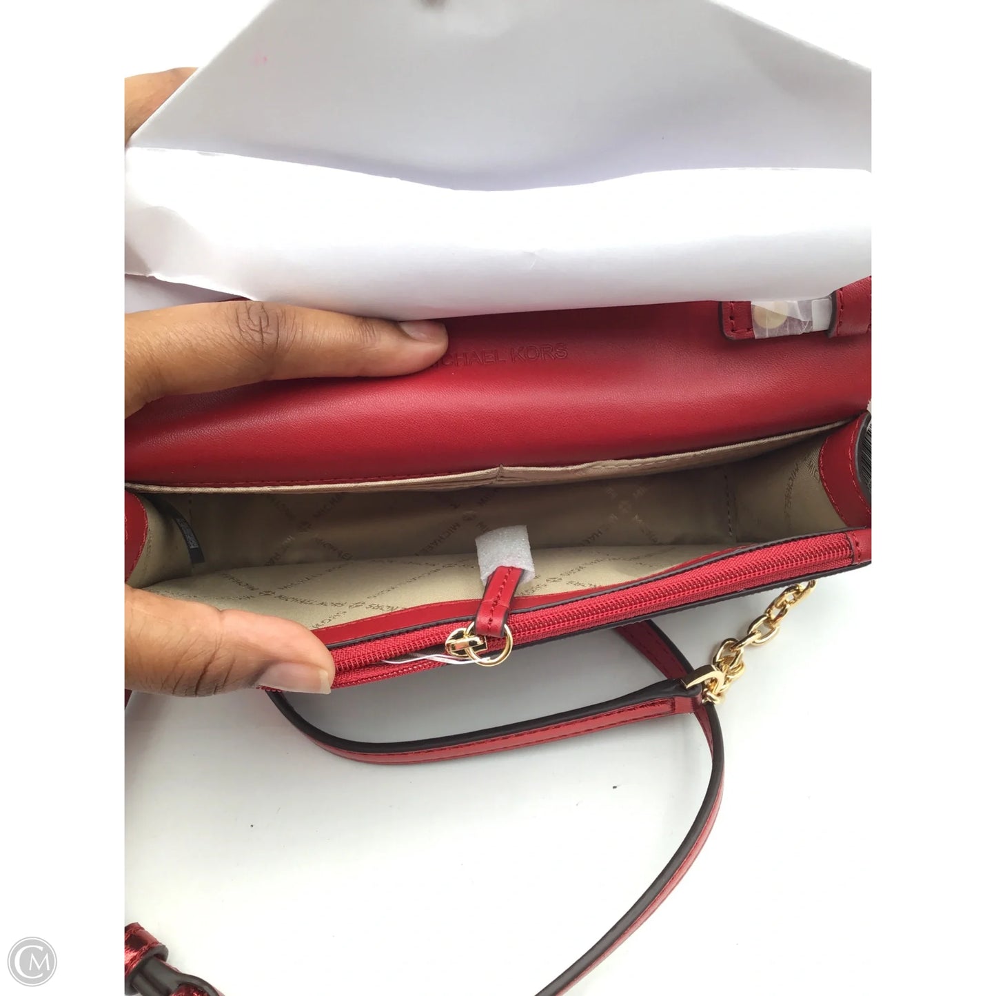 Crossbody Designer By Michael Kors, Size: Small