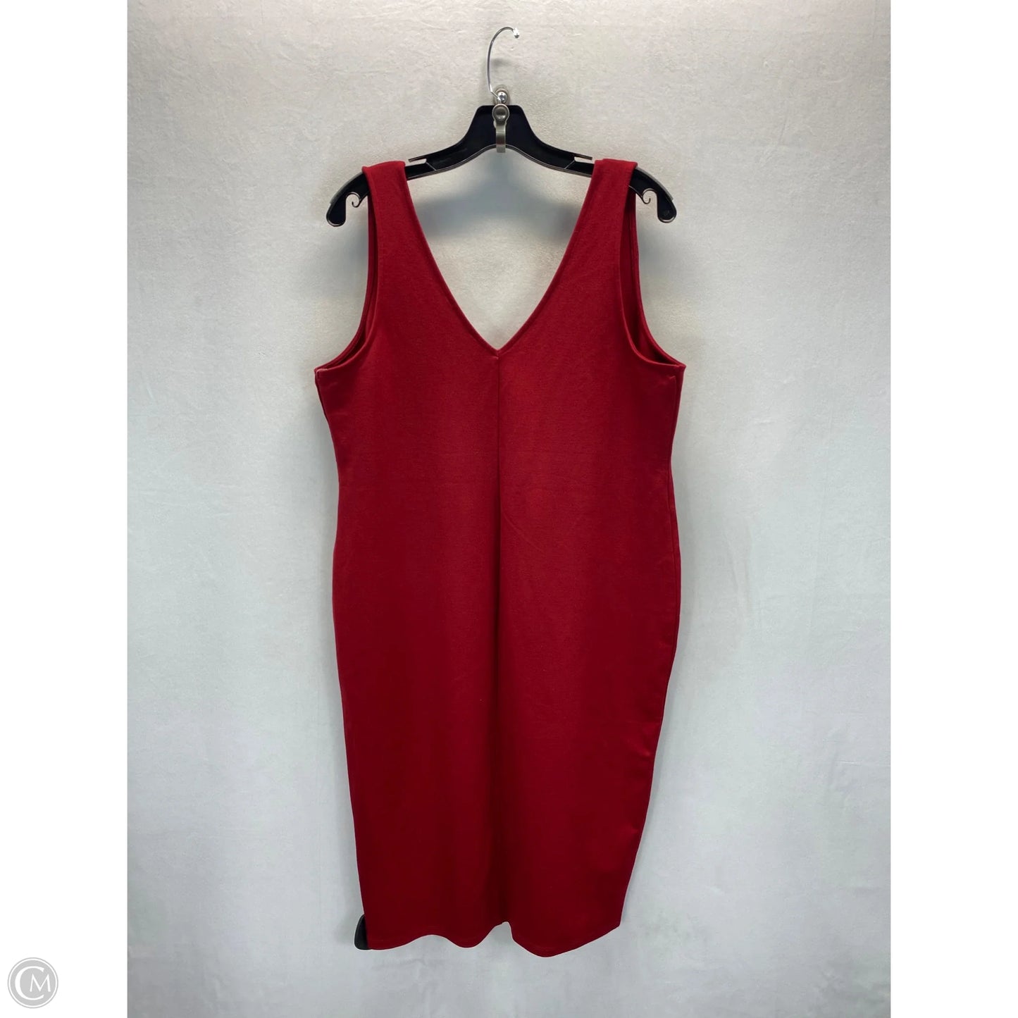 Dress Casual Midi By Forever 21 In Red, Size: 3