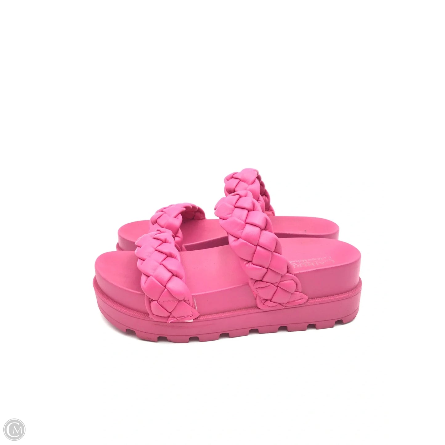 Sandals Heels Platform By Catherine Malandrino In Pink, Size: 7