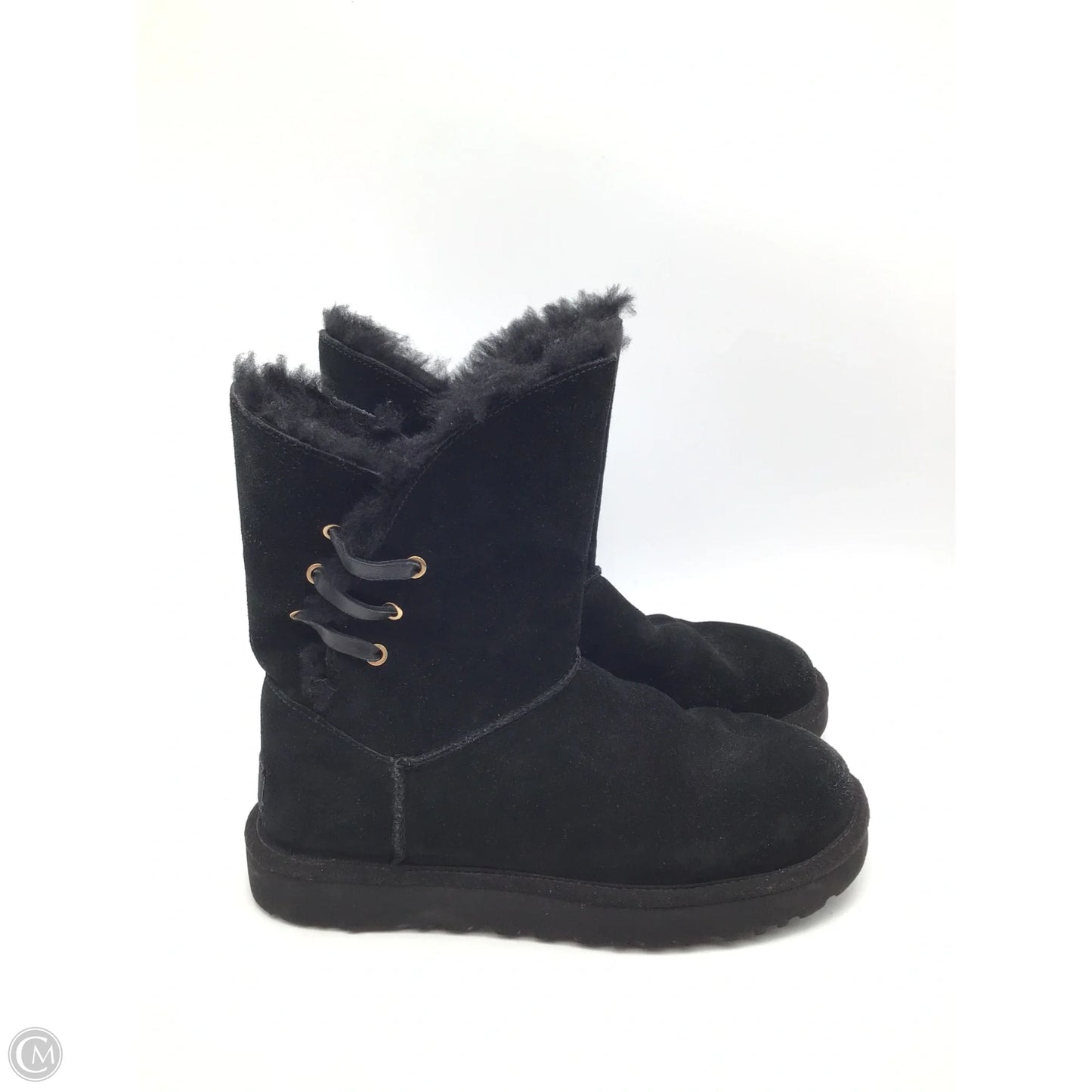 Boots Designer By Ugg In Black, Size: 8