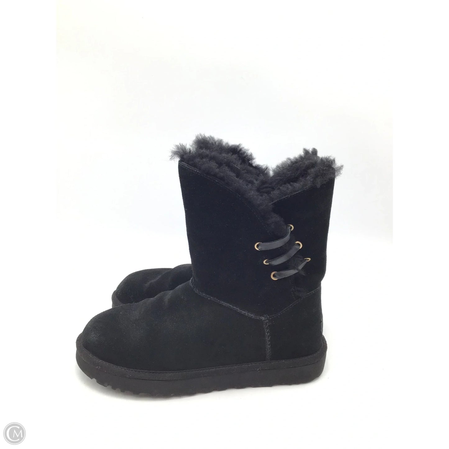 Boots Designer By Ugg In Black, Size: 8