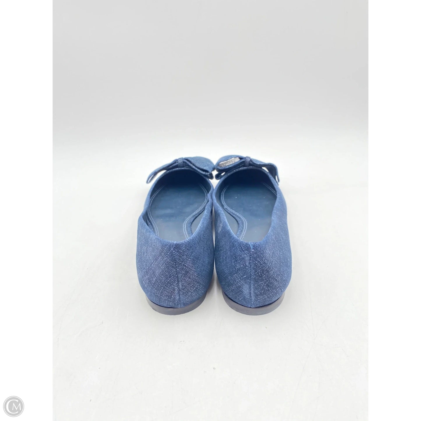Shoes Designer By Tory Burch In Blue Denim, Size: 9.5