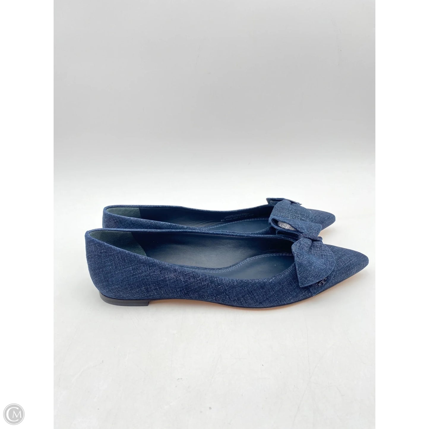 Shoes Designer By Tory Burch In Blue Denim, Size: 9.5