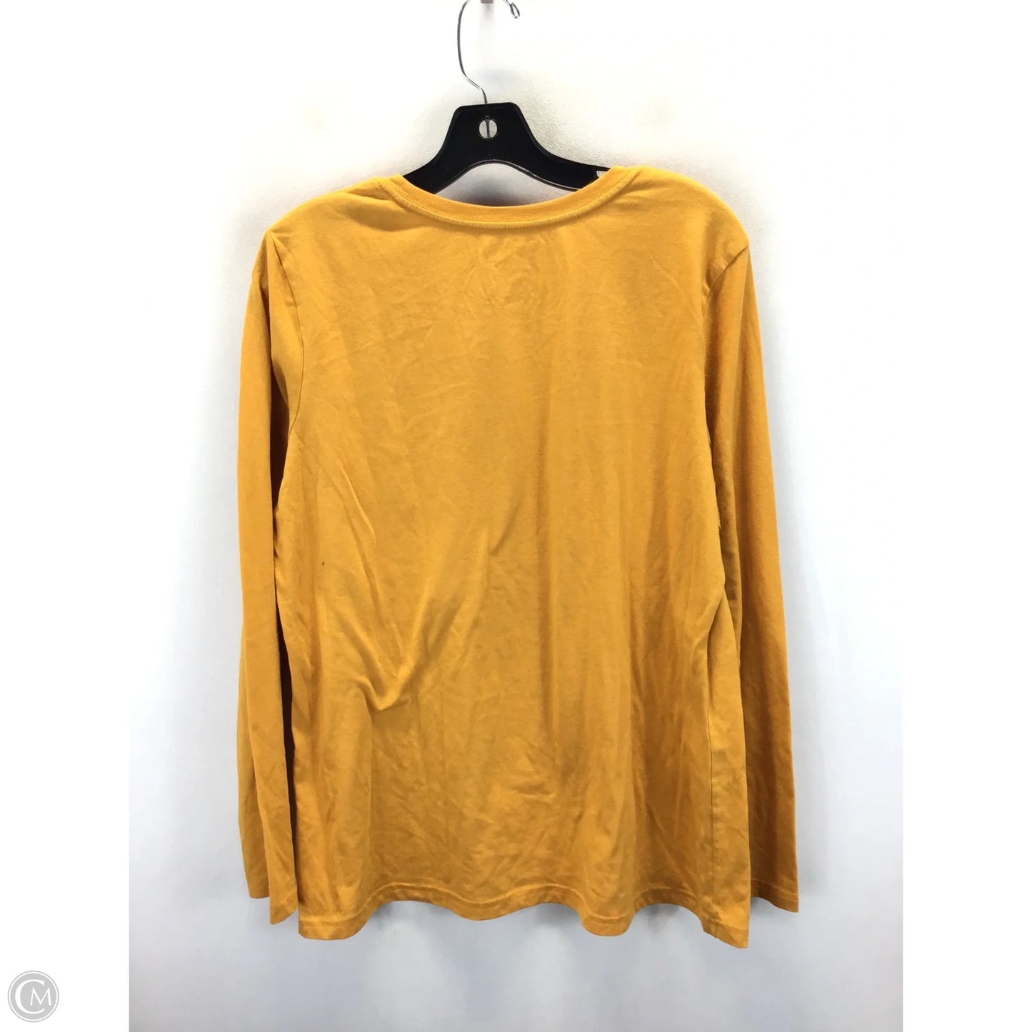 Top Long Sleeve By Time And Tru In Yellow, Size: Xxl