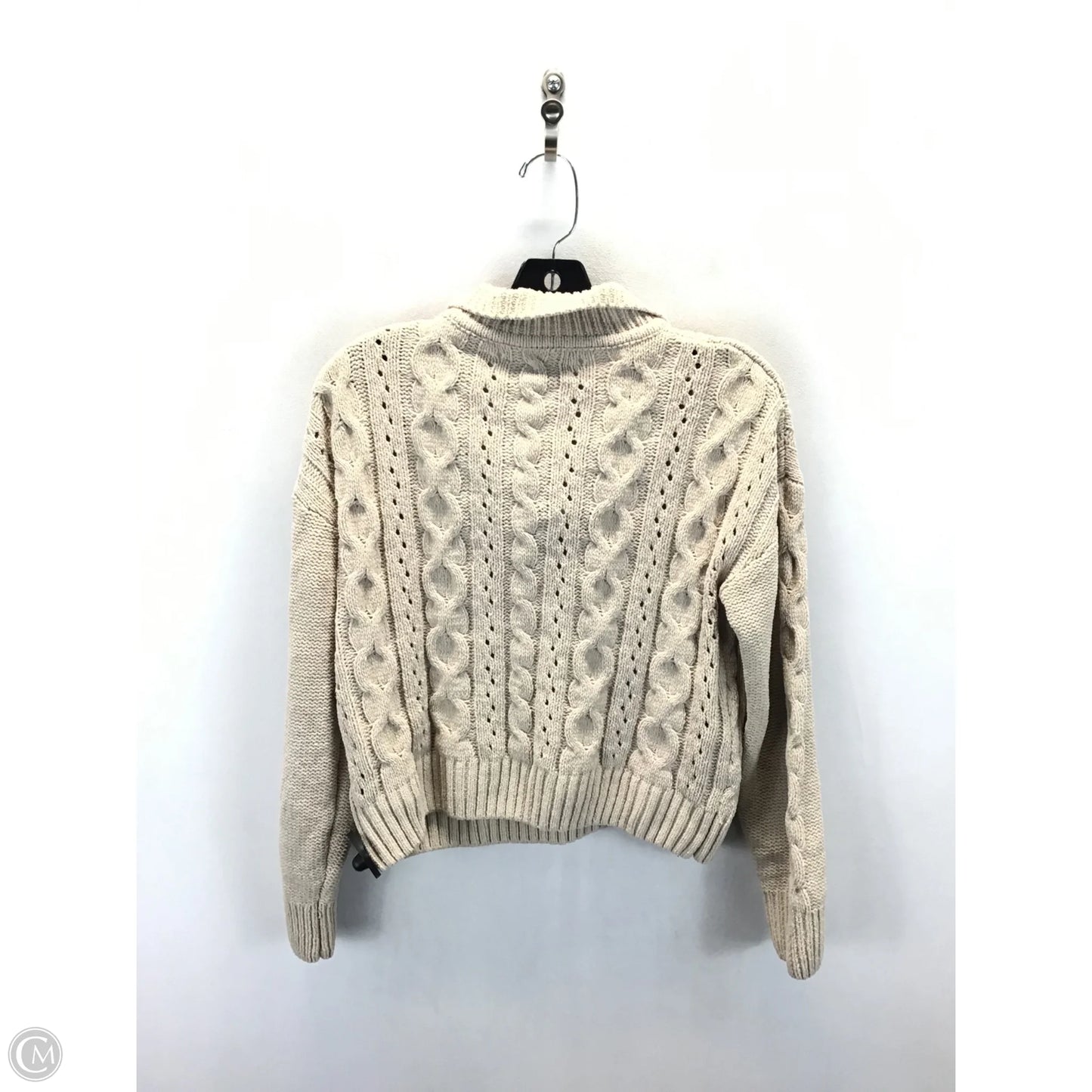 Sweater By Clothes Mentor In Beige, Size: M