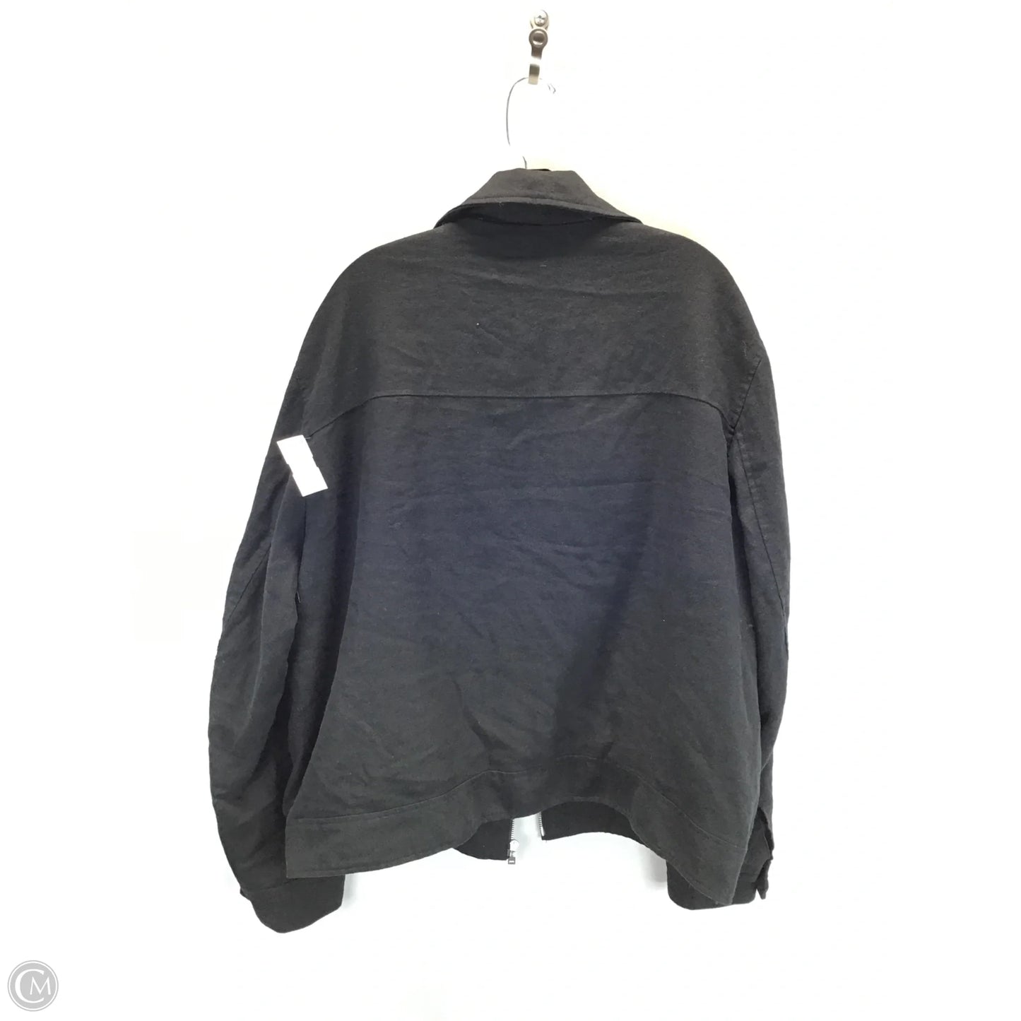 Jacket Shirt By H&m In Black, Size: Xl