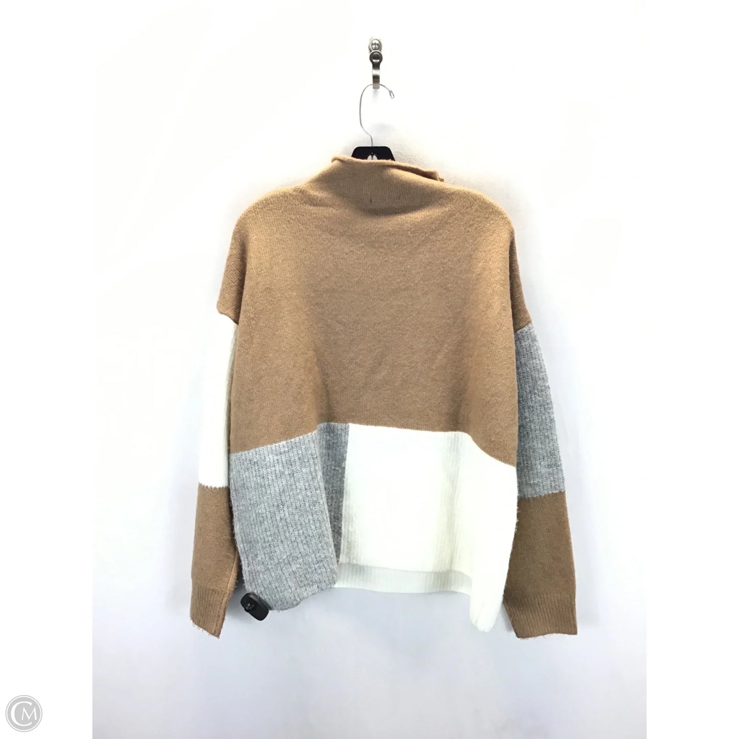 Sweater By Vici In Tan & White, Size: L