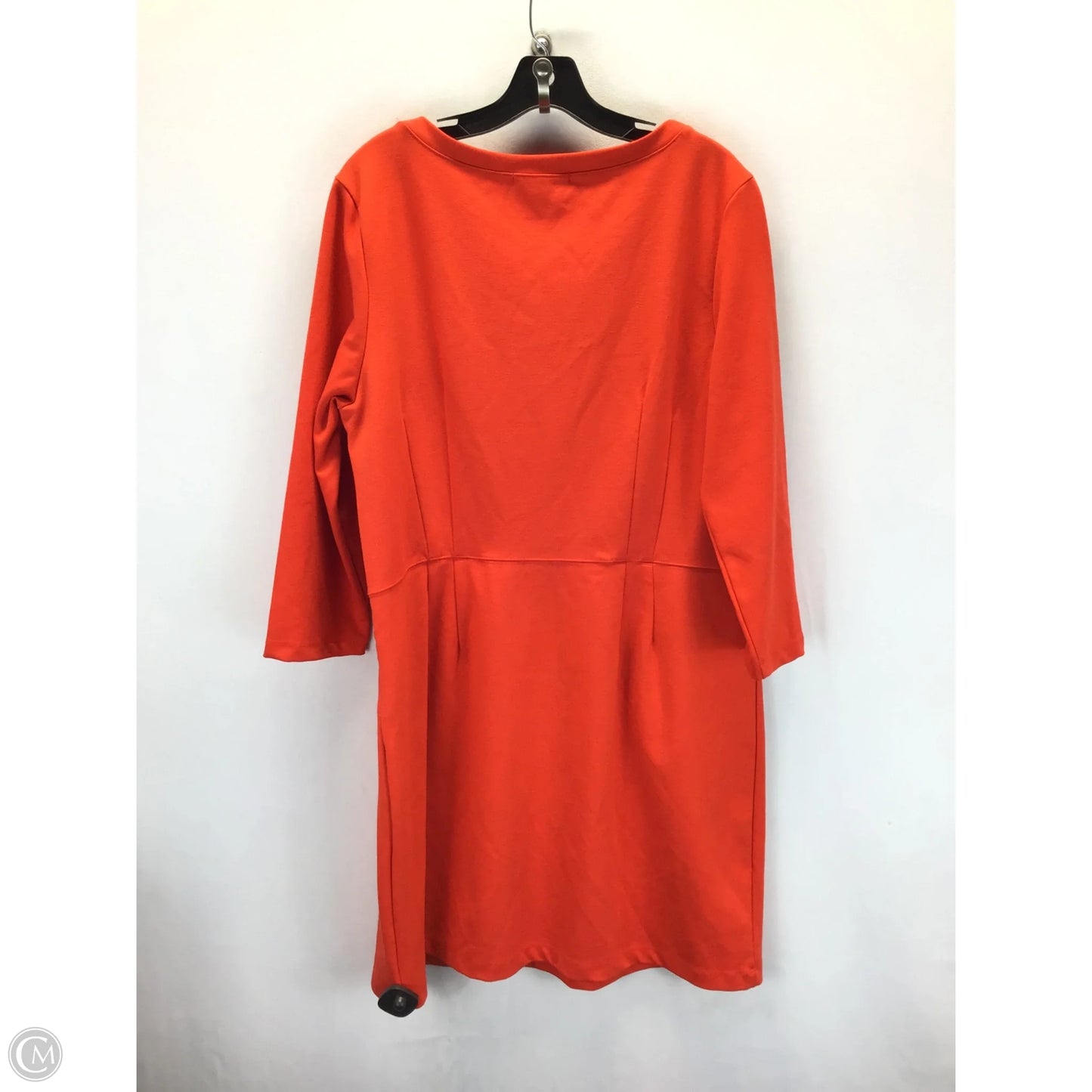 Dress Casual Midi By Gap In Orange, Size: Xl