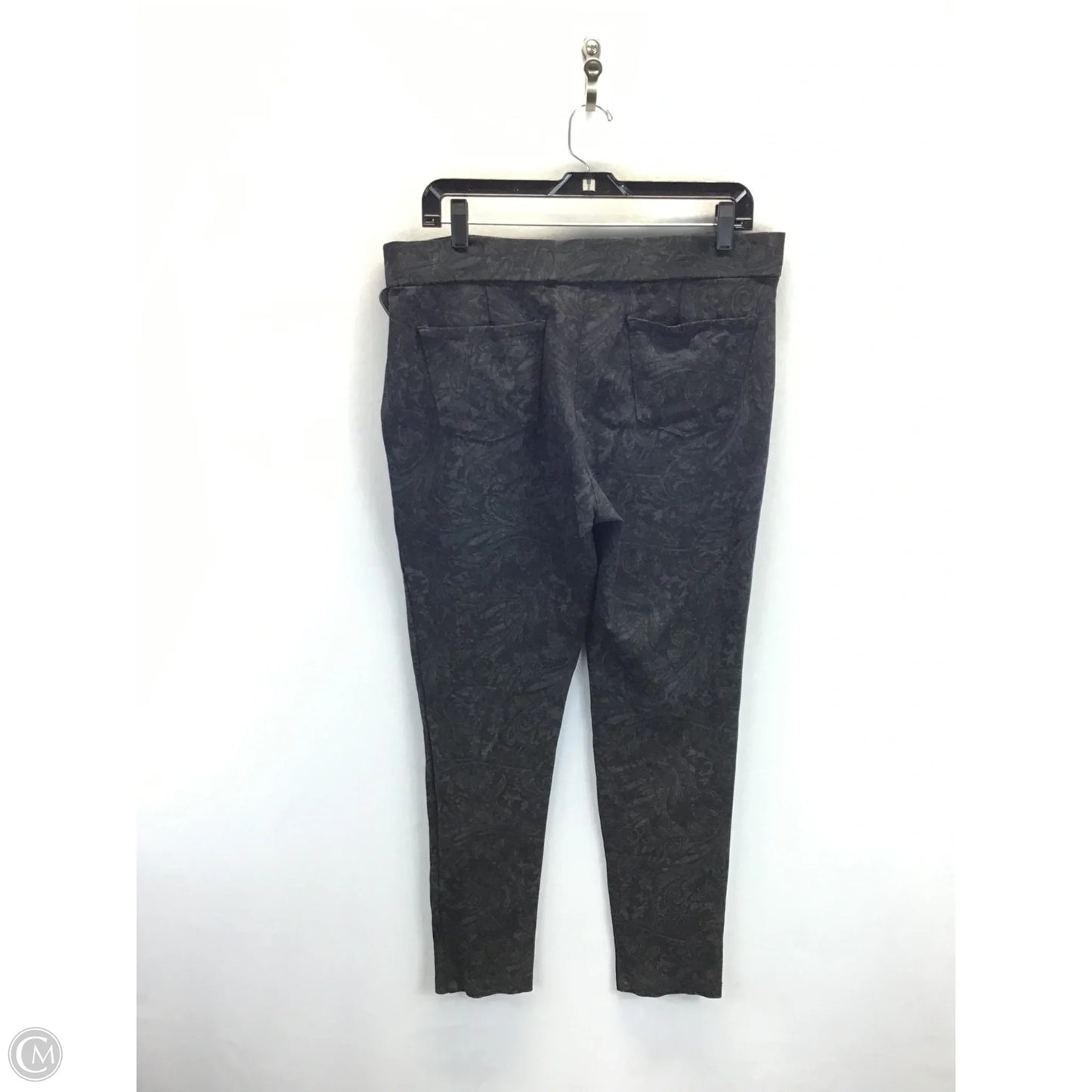 Pants Leggings By Style And Company In Black & Grey, Size: L