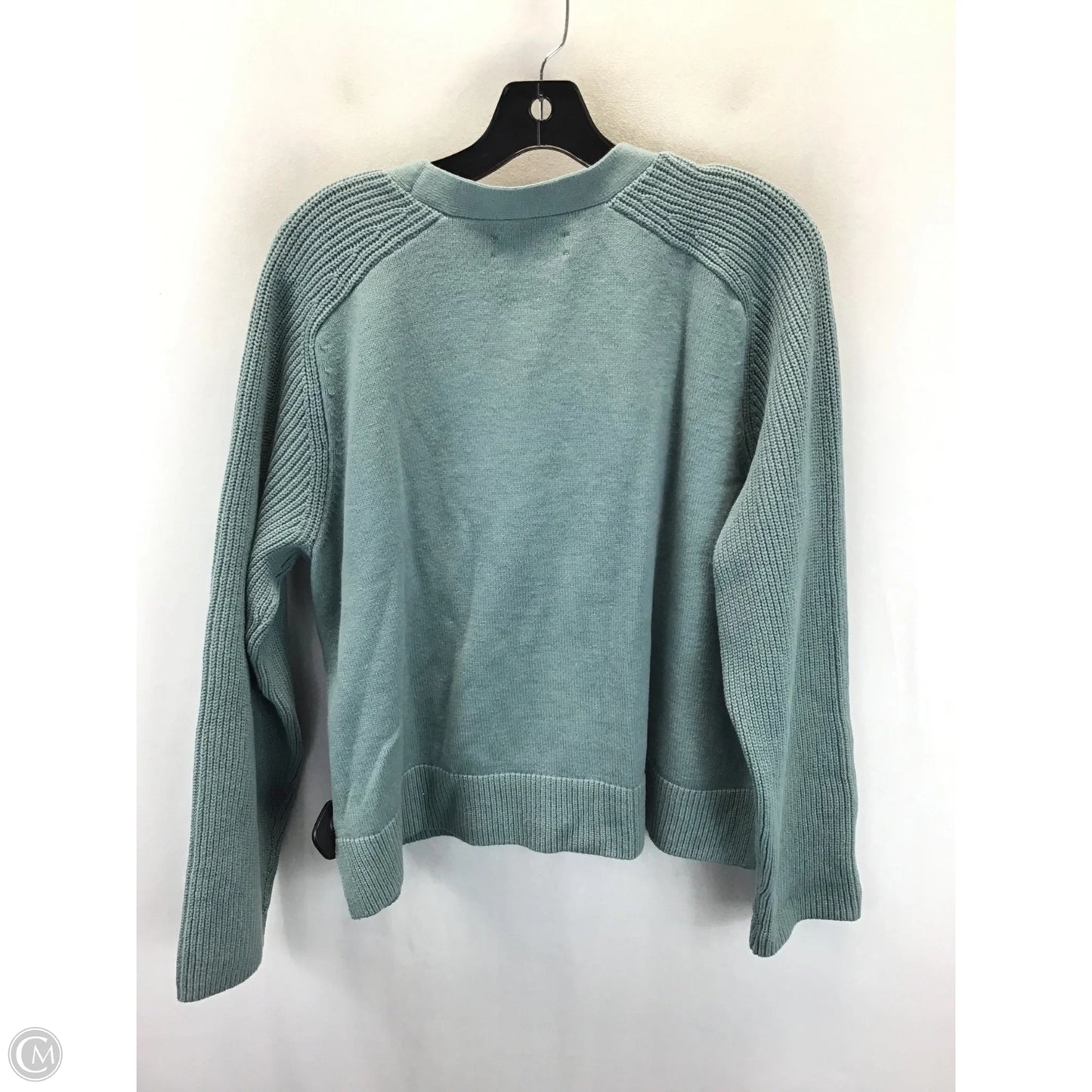 Sweater Cardigan By Loft In Teal, Size: Xl