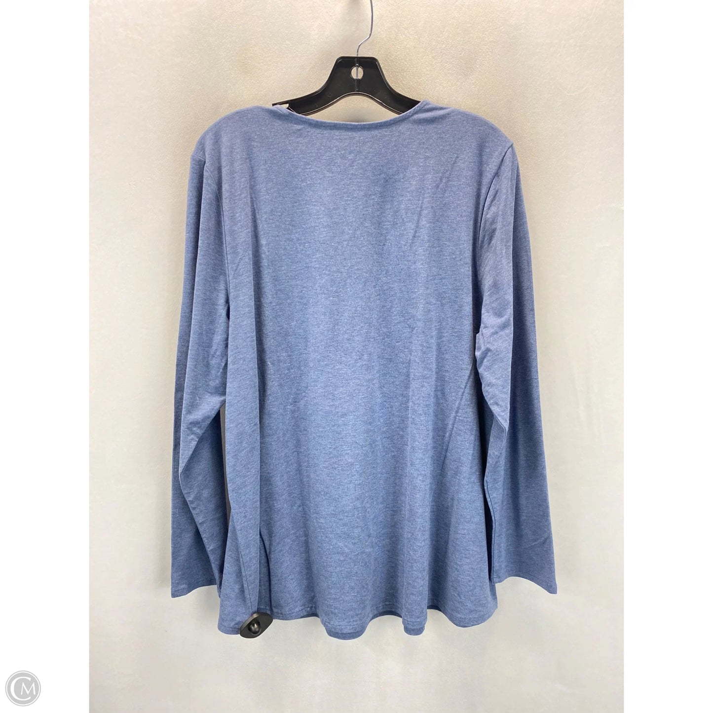 Top Long Sleeve By Pure Jill In Blue, Size: Xl