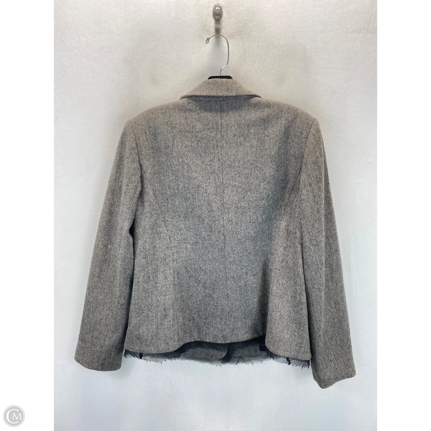 Blazer By Atelier In Black & Grey, Size: 12