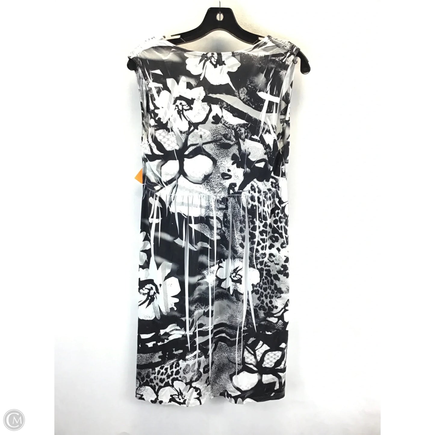 Dress Casual Midi By Style And Company In Black & White, Size: M