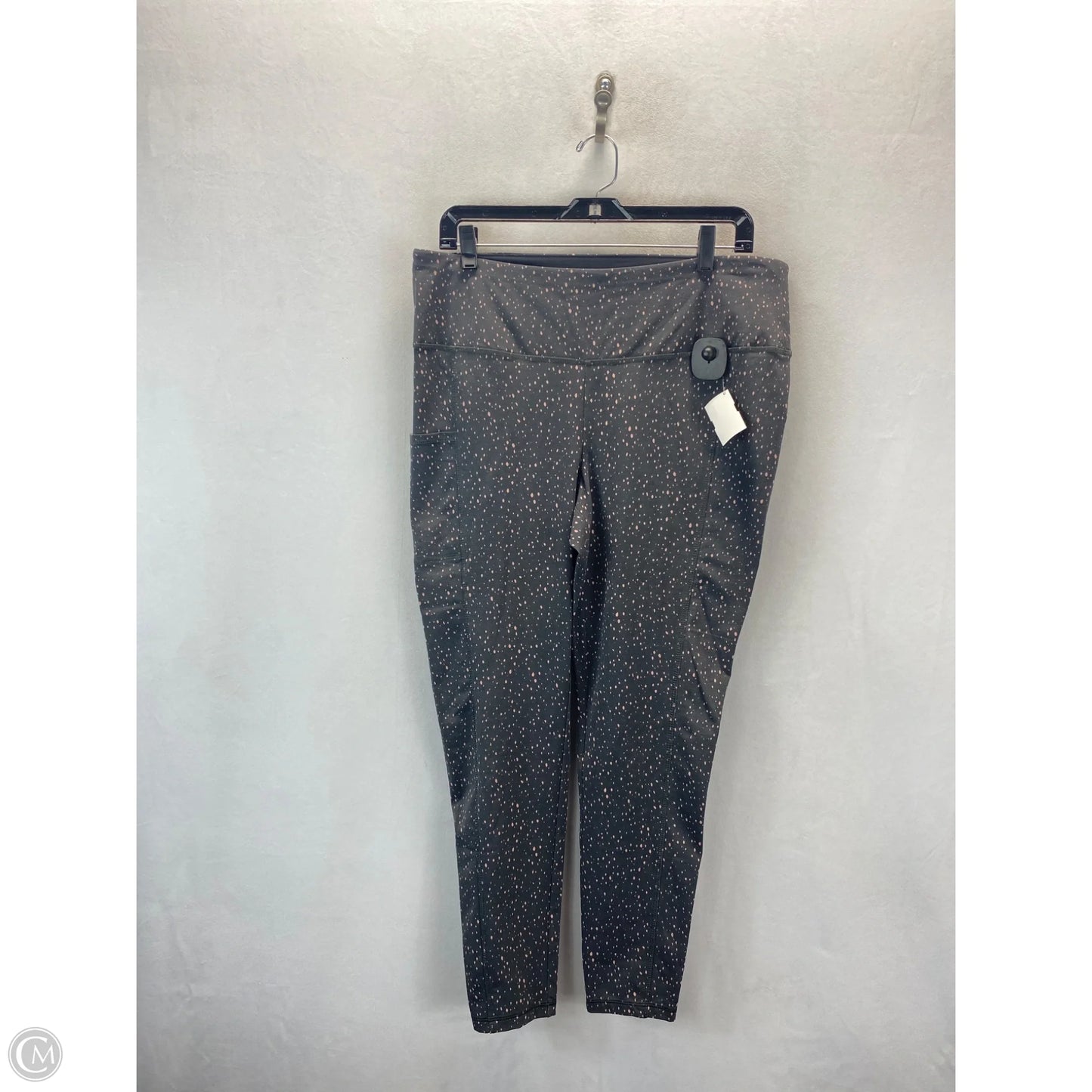 Athletic Leggings By Chicos In Grey, Size: L