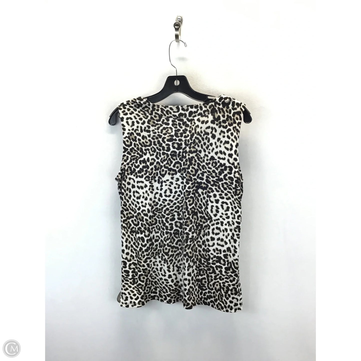 Top Sleeveless By Kasper In Animal Print, Size: M