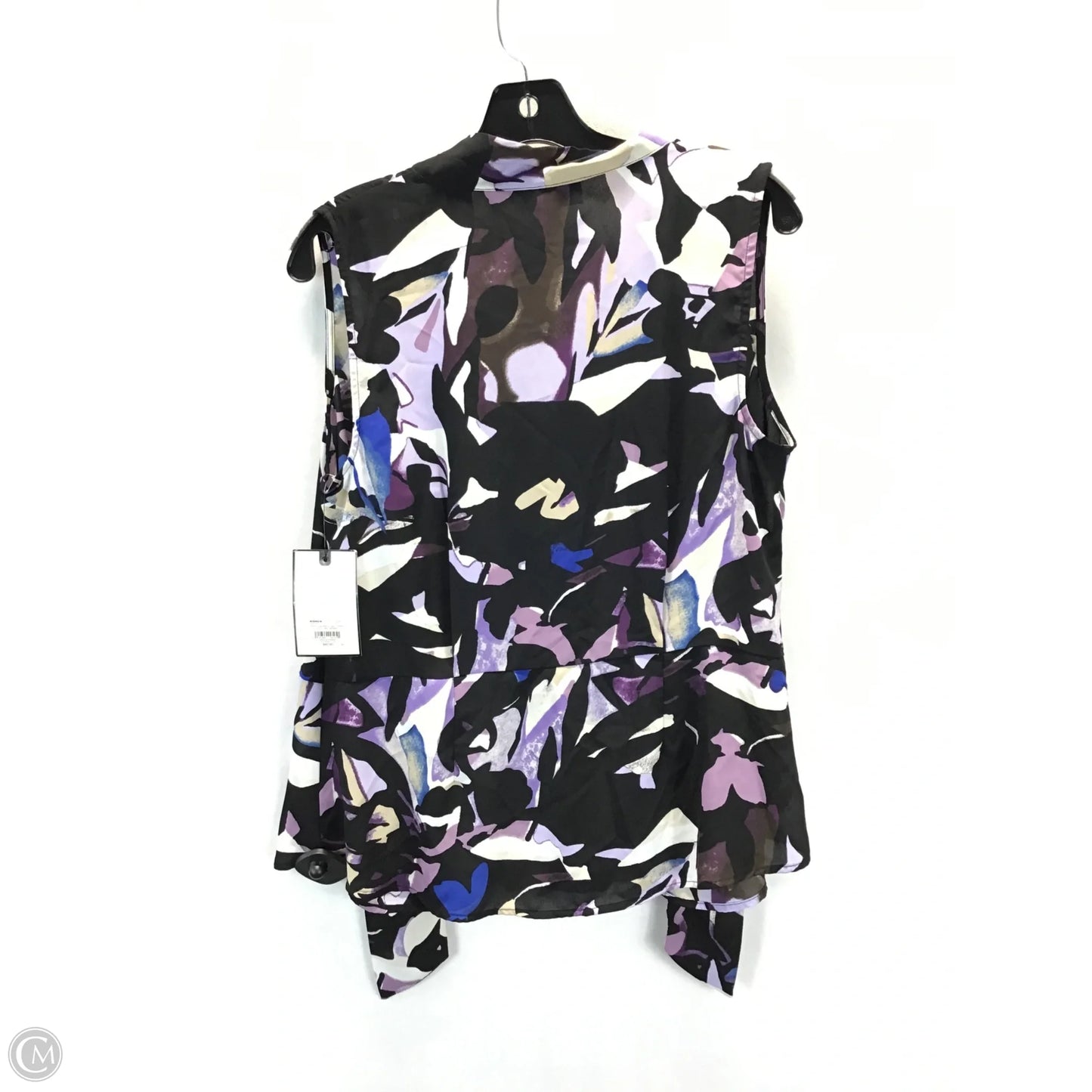Top Sleeveless By Dana Buchman In Multi-colored, Size: L
