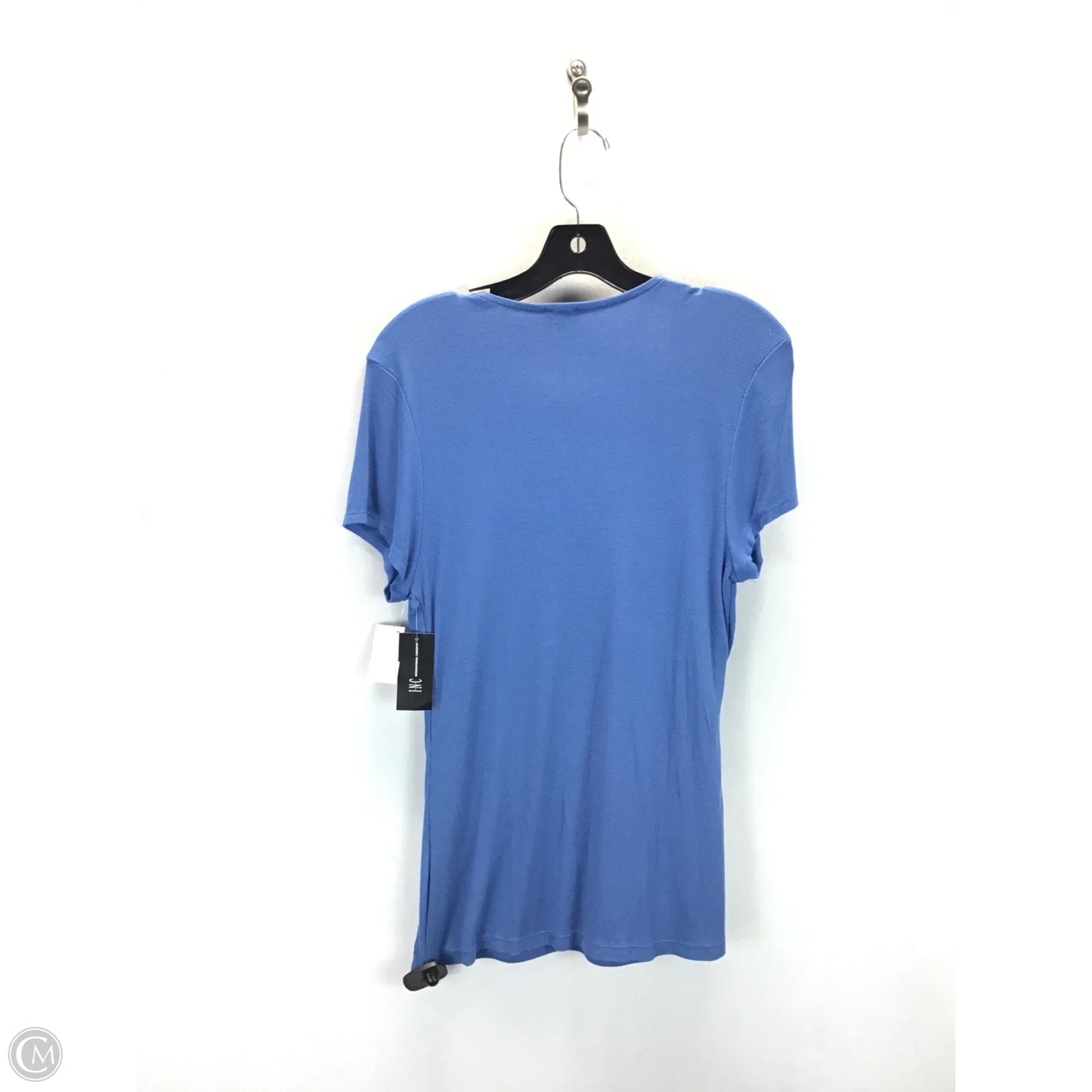 Top Short Sleeve By International Concepts In Blue, Size: Xl