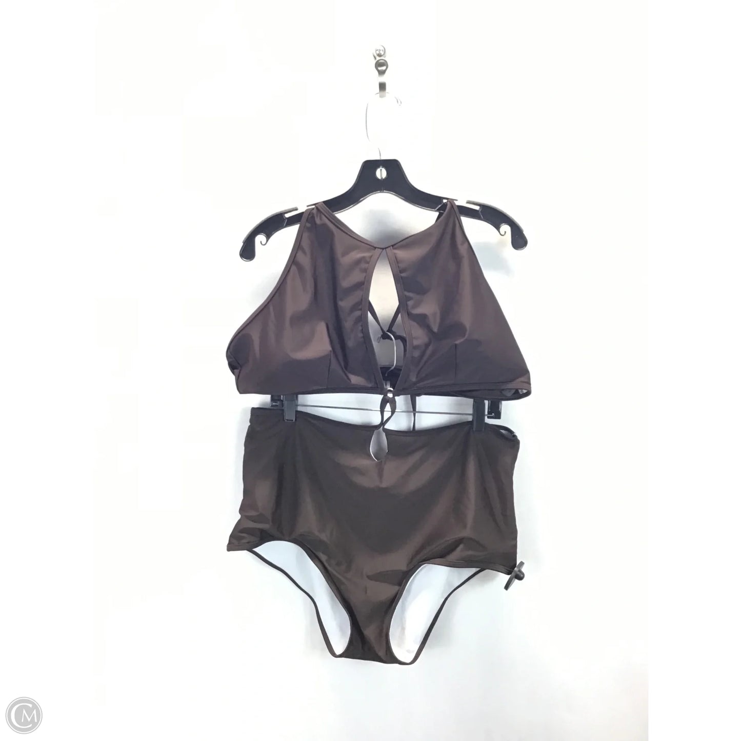 Swimsuit By Clothes Mentor In Brown, Size: 3x