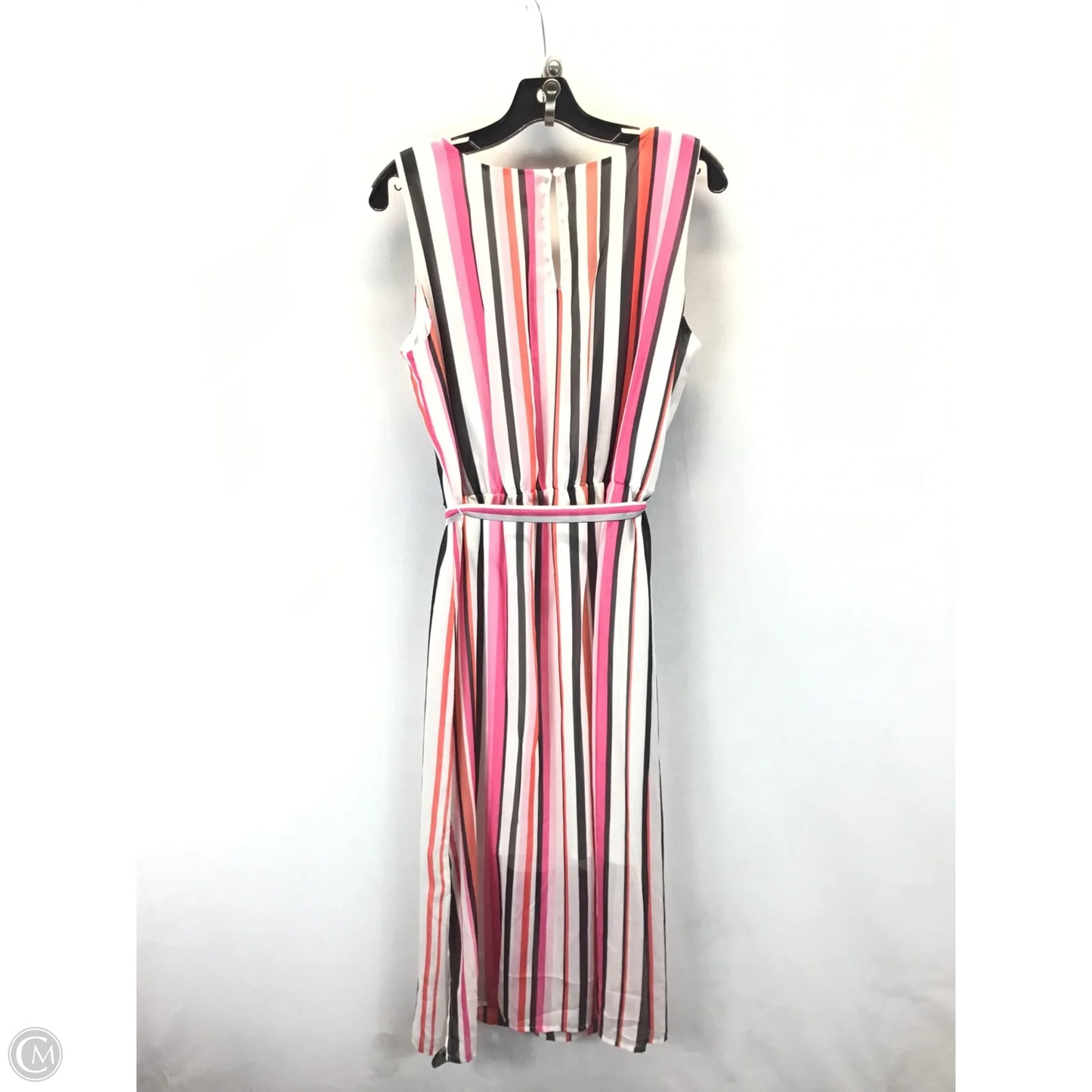 Dress Casual Maxi By Nine West In Striped Pattern, Size: 12