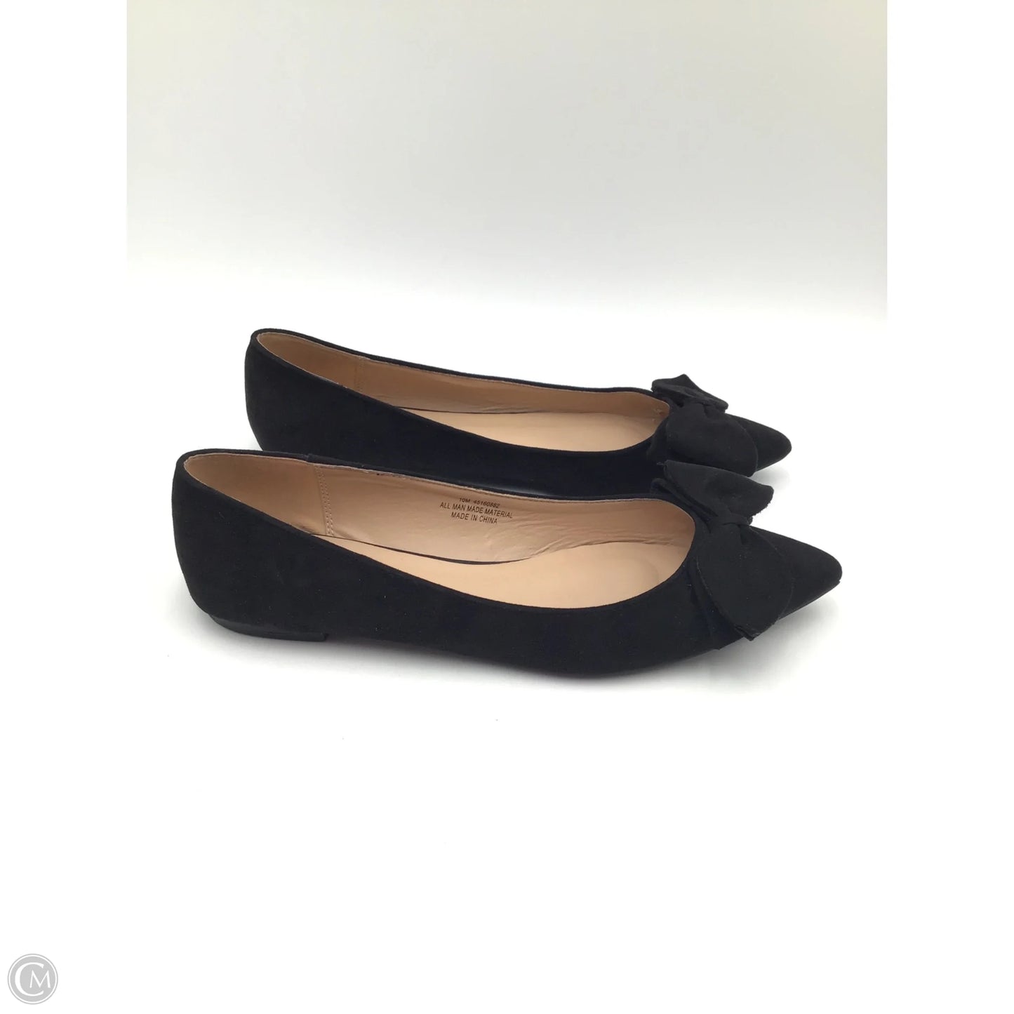 Shoes Flats By Clothes Mentor In Black, Size: 10