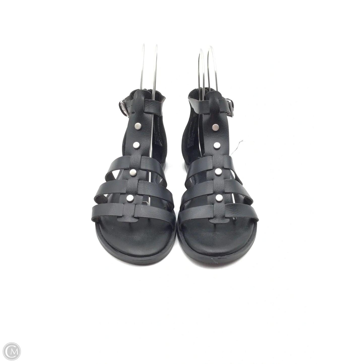 Sandals Flats By Time And Tru In Black, Size: 7