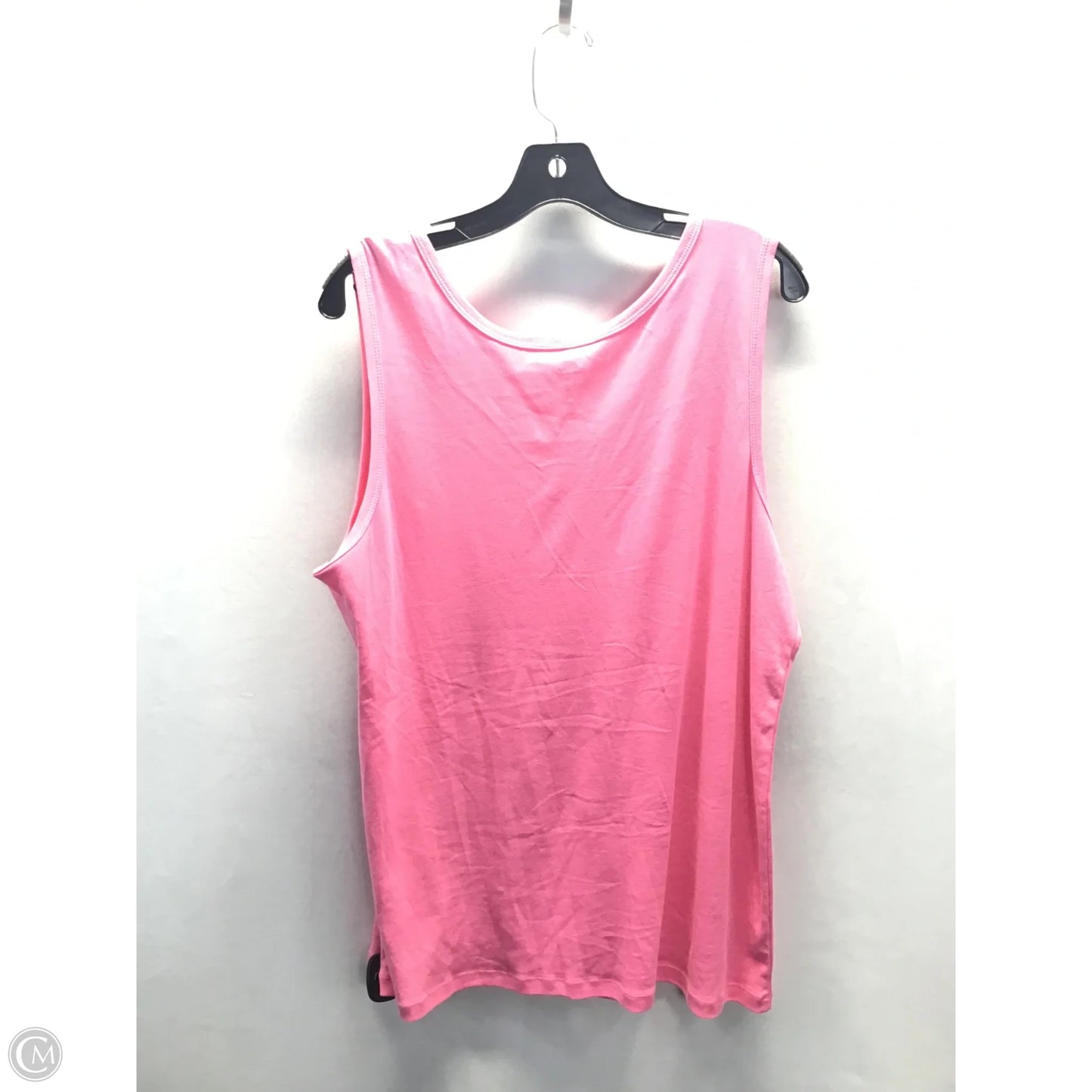 Top Sleeveless By St Johns Bay In Pink, Size: 2x