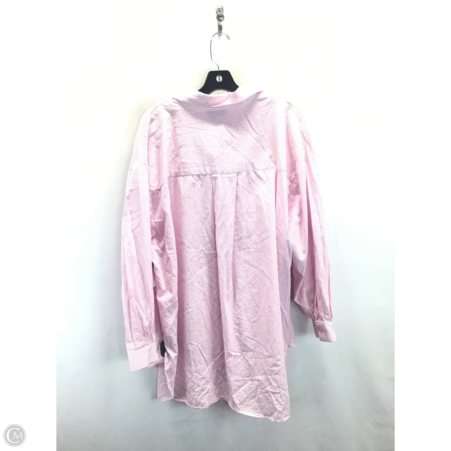 Top Long Sleeve By Clothes Mentor In Striped Pattern, Size: 18