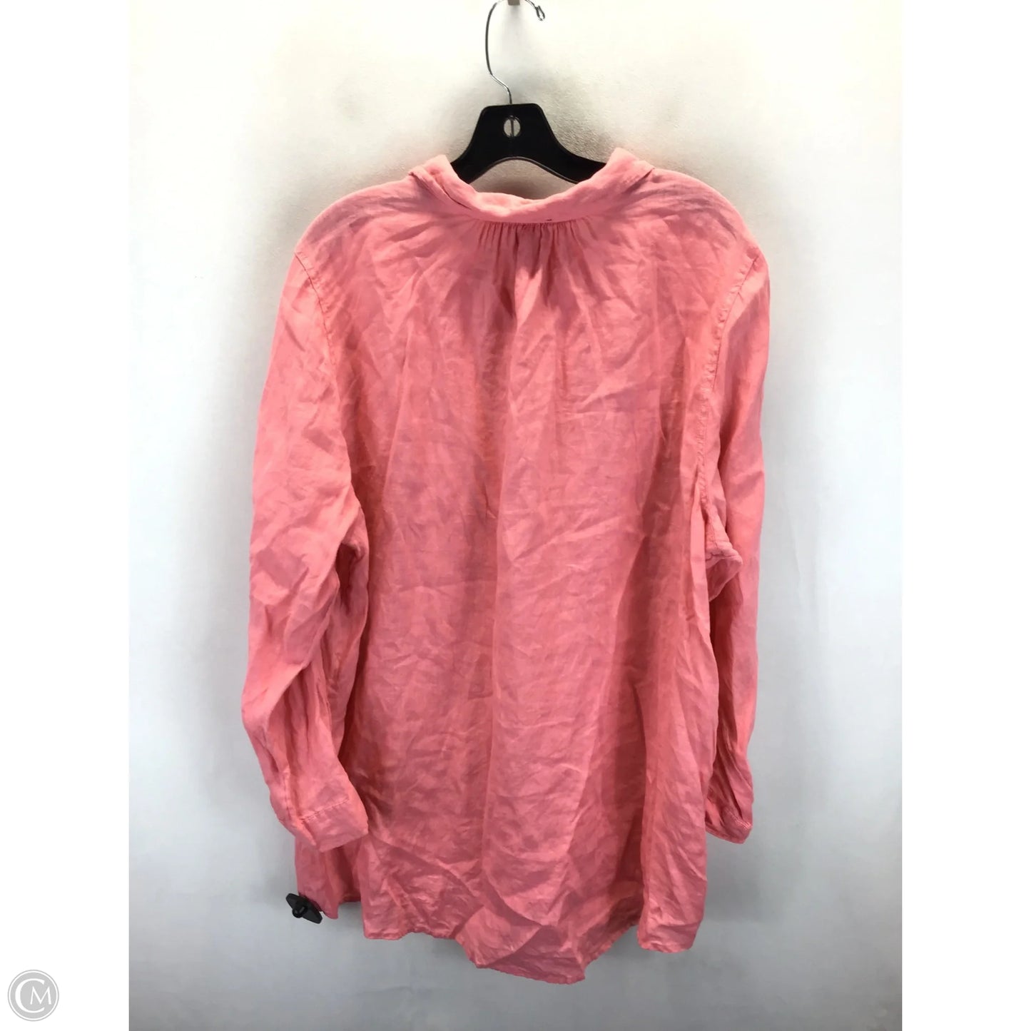 Top Long Sleeve By Jones New York In Coral, Size: 2x