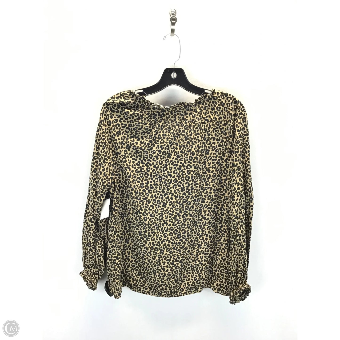 Top Long Sleeve By Old Navy In Animal Print, Size: S