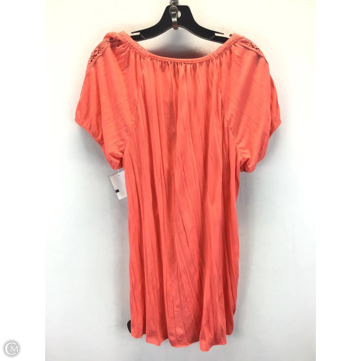 Top Short Sleeve By French Laundry In Orange, Size: 1x