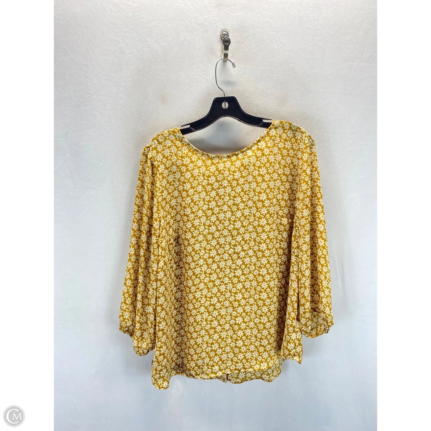 Top Long Sleeve By Forever 21 In Floral Print, Size: Xl