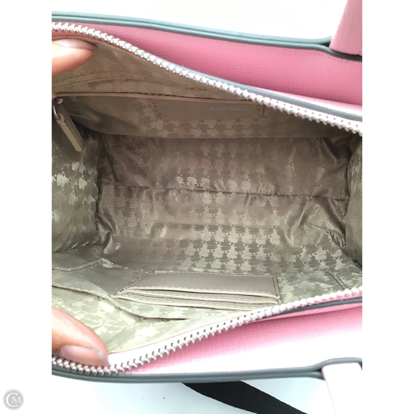 Crossbody Designer By Karl Lagerfeld, Size: Medium