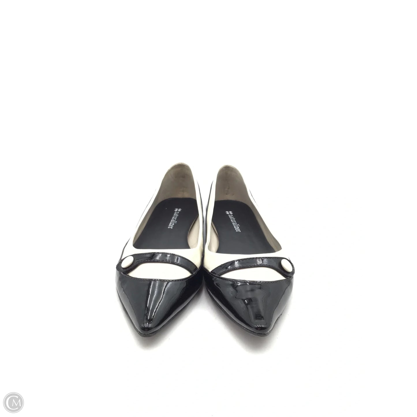 Shoes Flats By Naturalizer In Black & Cream, Size: 7.5