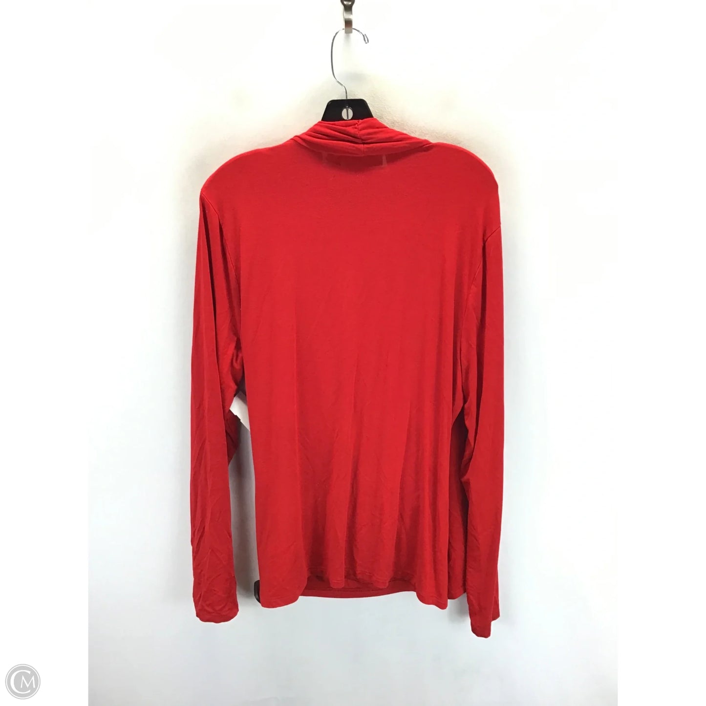 Top Long Sleeve By Lauren By Ralph Lauren In Red, Size: Xxl