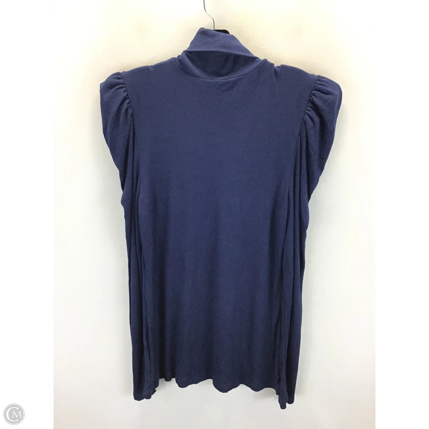 Top Long Sleeve By International Concepts In Blue, Size: L