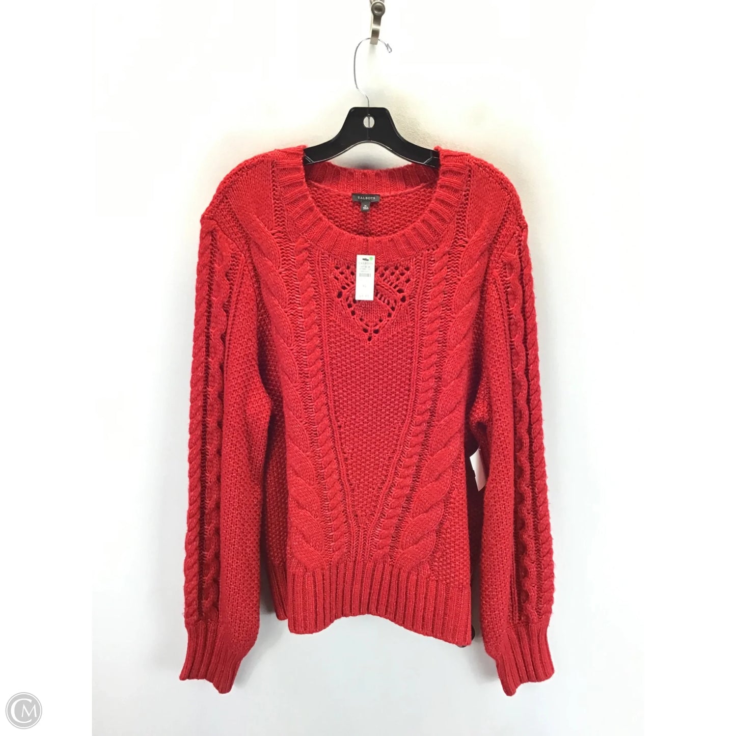Sweater By Talbots In Red, Size: Xl