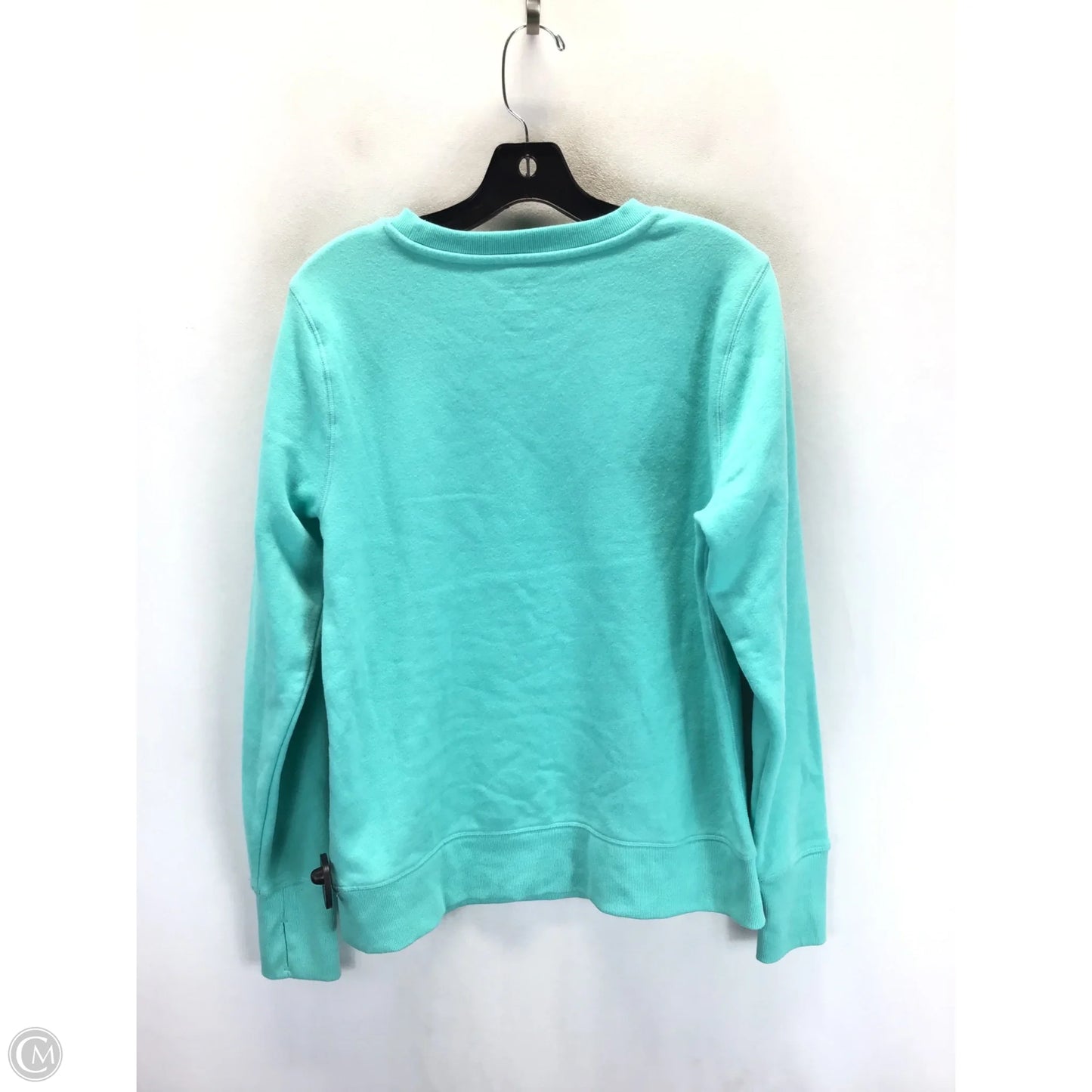 Sweatshirt Crewneck By Tek Gear In Green, Size: M