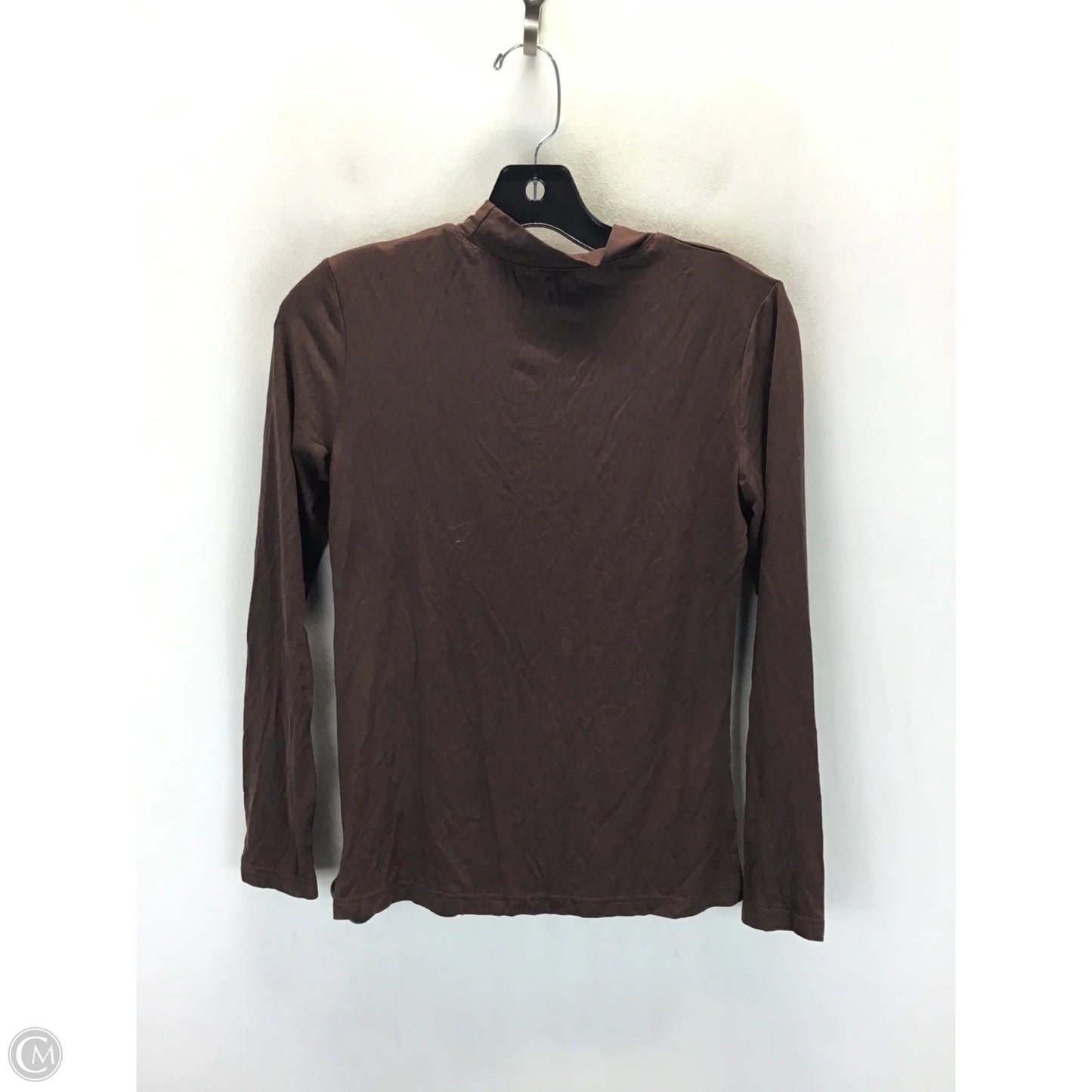 Top Long Sleeve By Clothes Mentor In Brown, Size: S