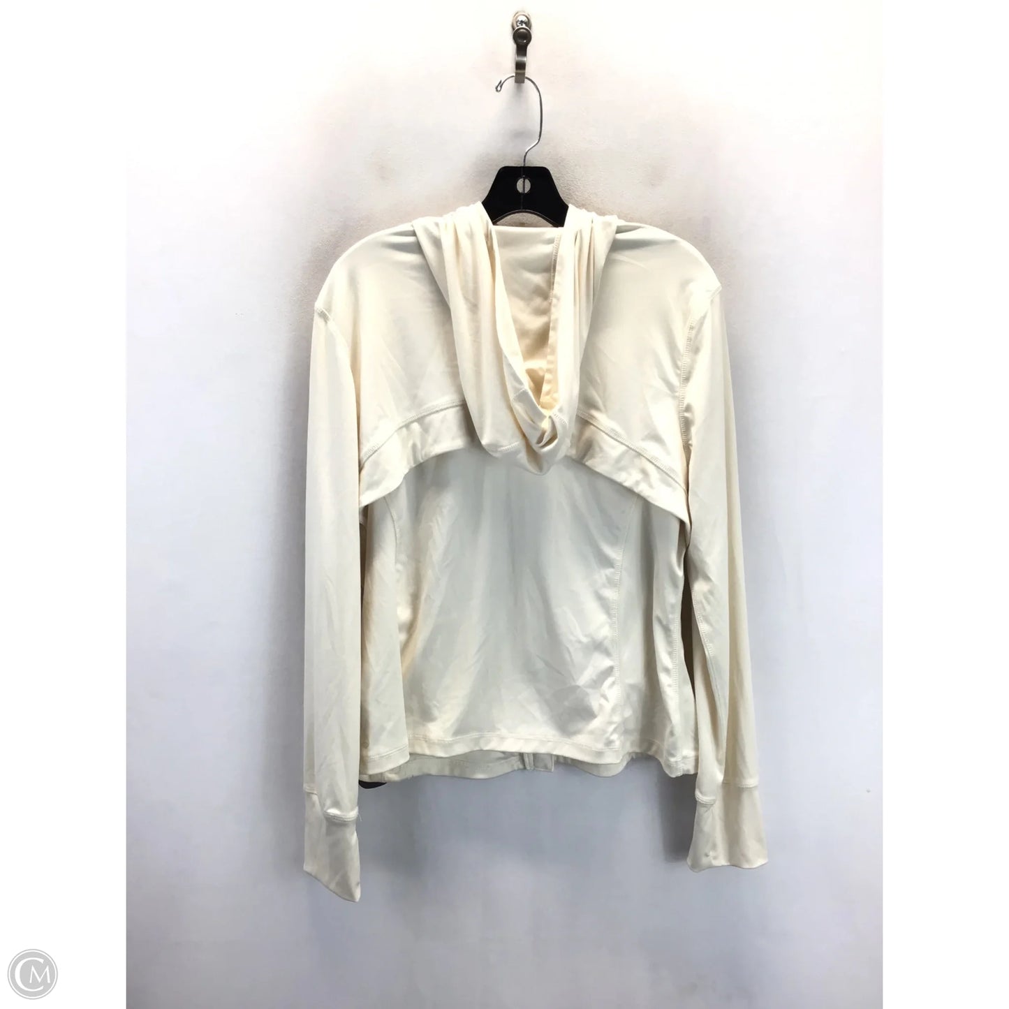 Athletic Jacket By Danskin In Cream, Size: Xl
