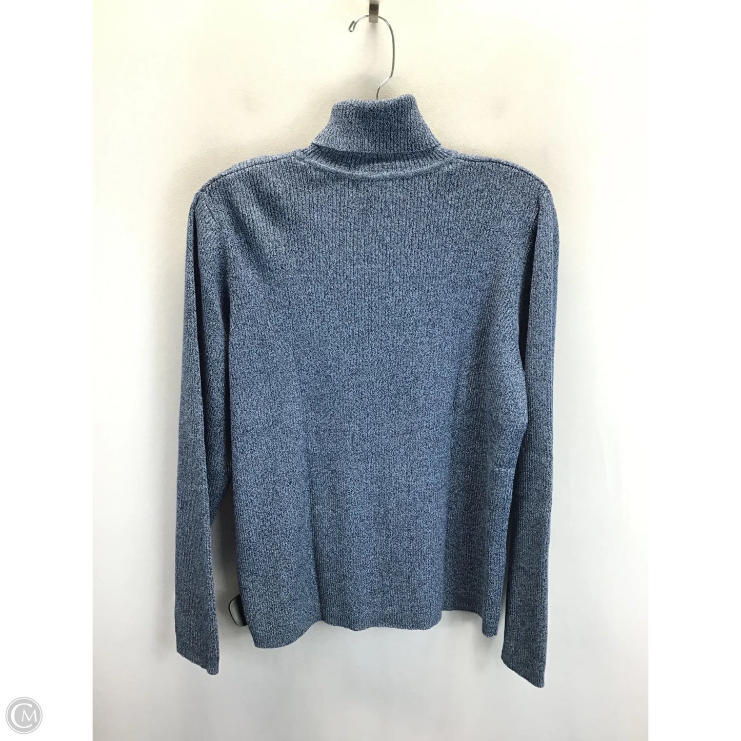 Top Long Sleeve By Karen Scott In Blue, Size: Xl