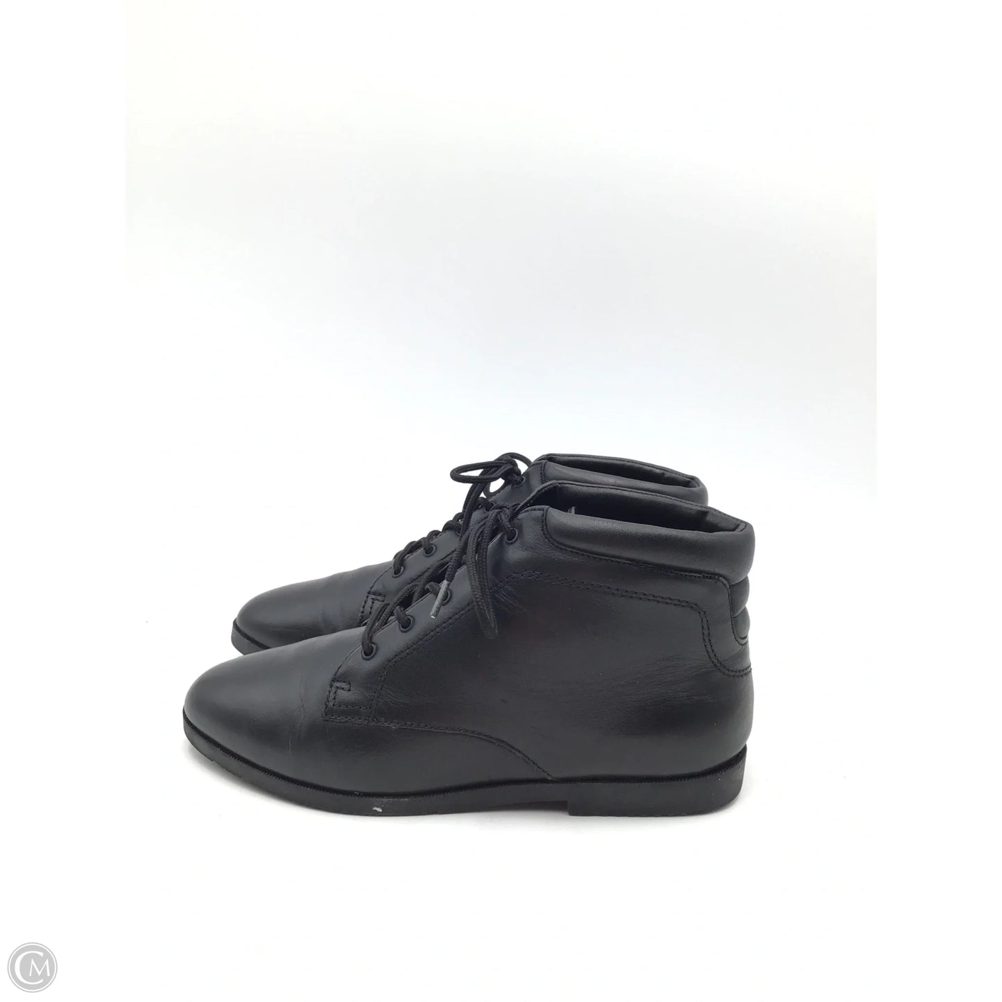 Boots Ankle Flats By Clothes Mentor In Black, Size: 7
