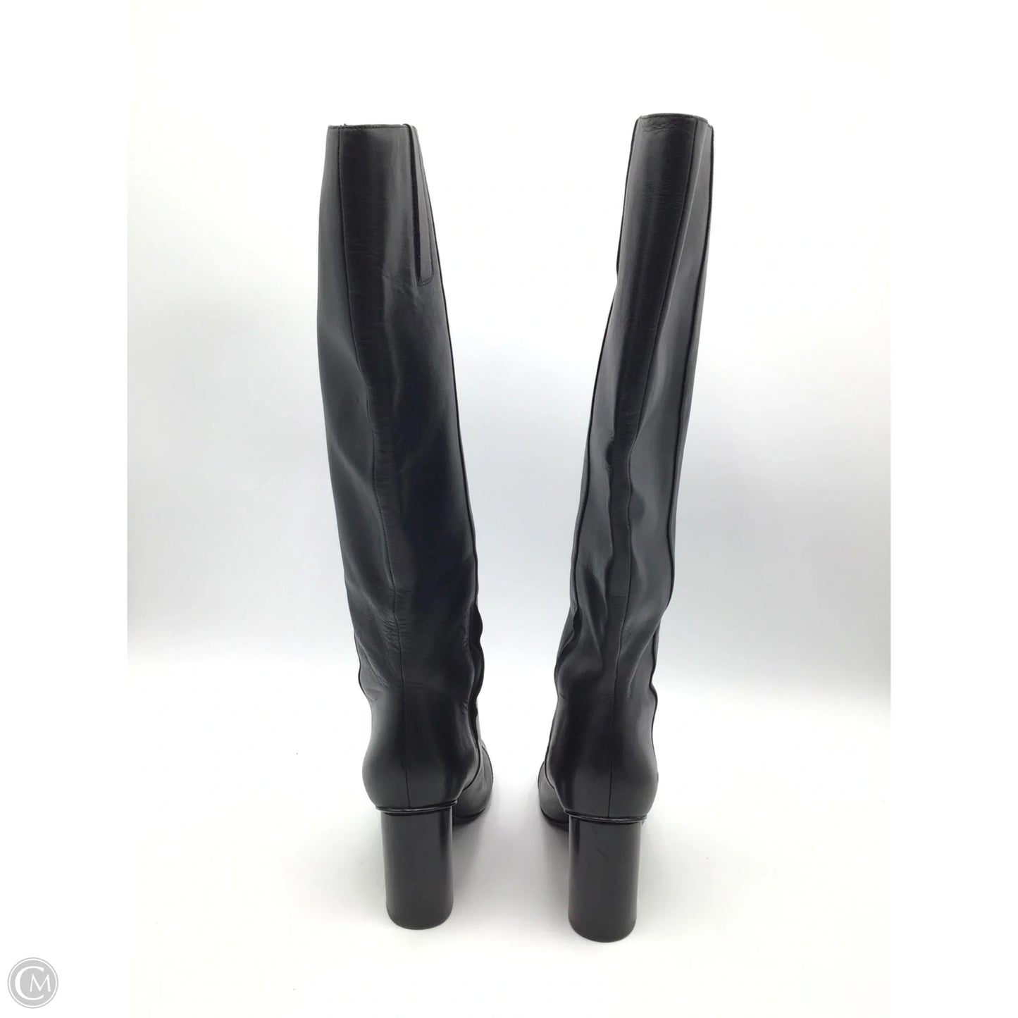 Boots Knee Heels By Nine West In Black, Size: 7
